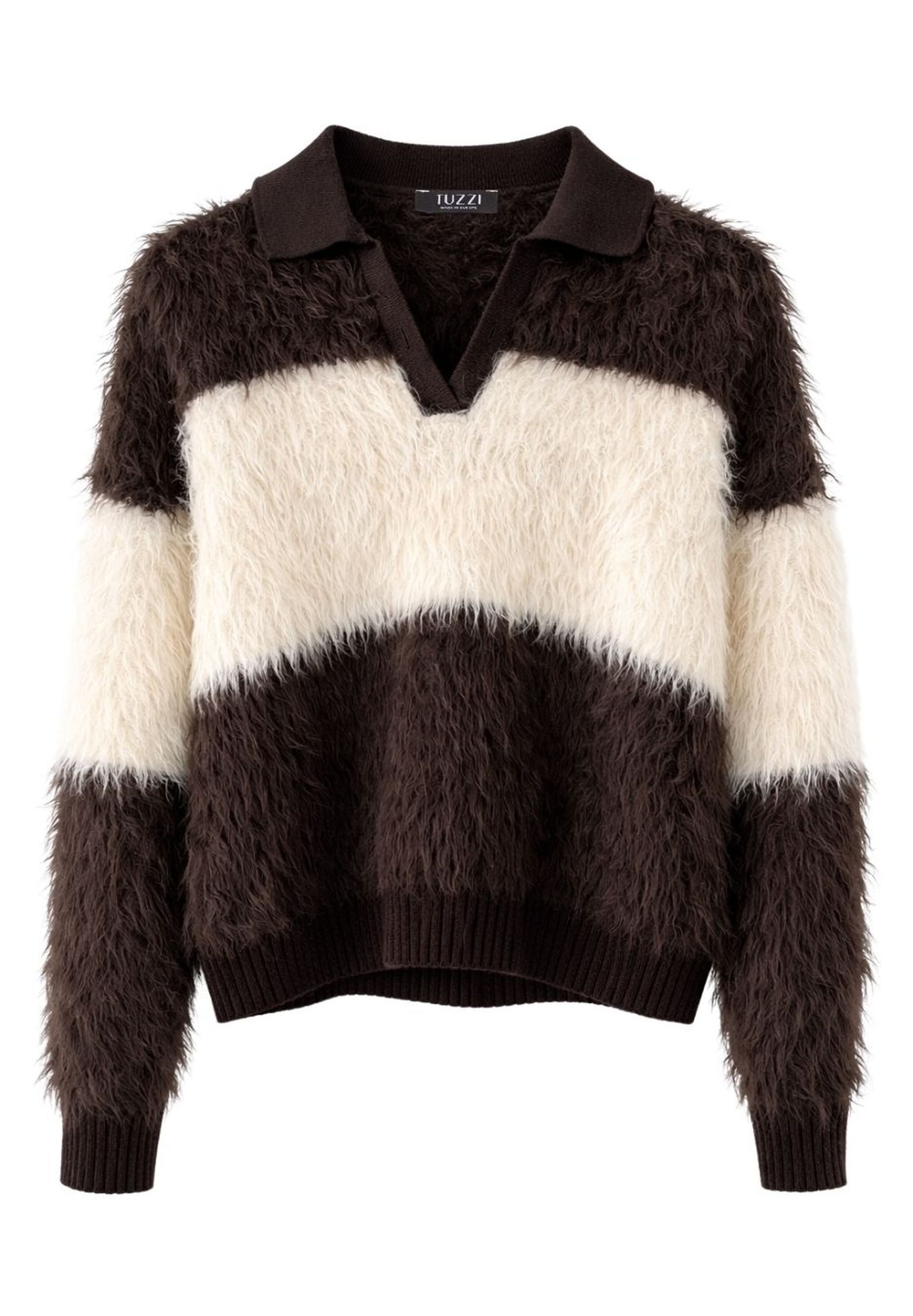 TUZZI Strickpullover mit Rippbündchen