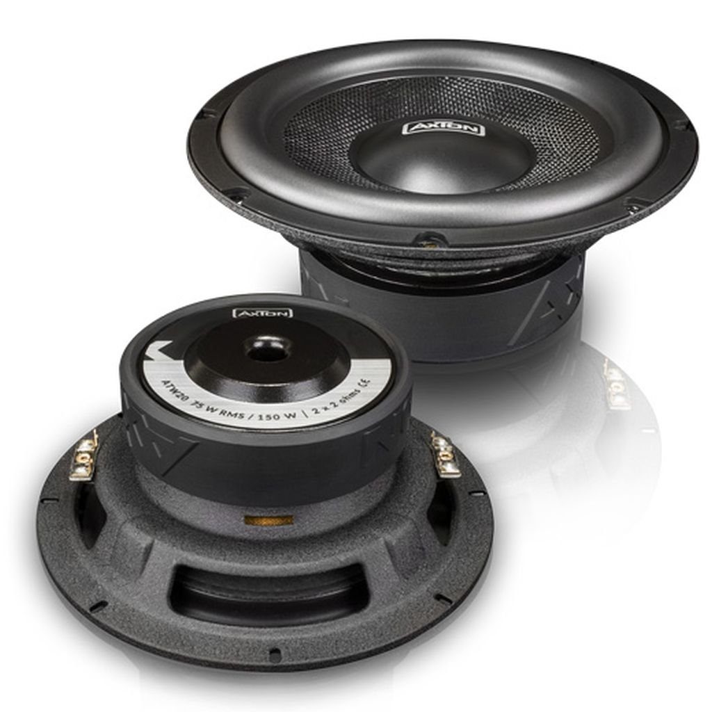 Axton ATW20 20 cm Subwoofer 2 x 2 Ohm 75 W RMS Auto-Subwoofer (Axton ATW20, 20 cm Subwoofer 2 x 2 Ohm 75 W RMS)