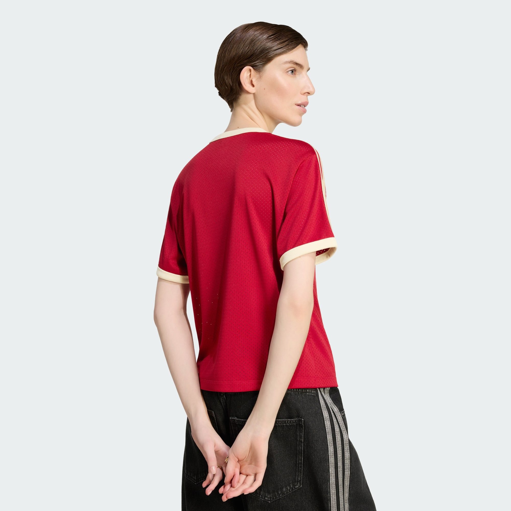 adidas Originals T-Shirt LINEAER MESH T-SHIRT (1-tlg)