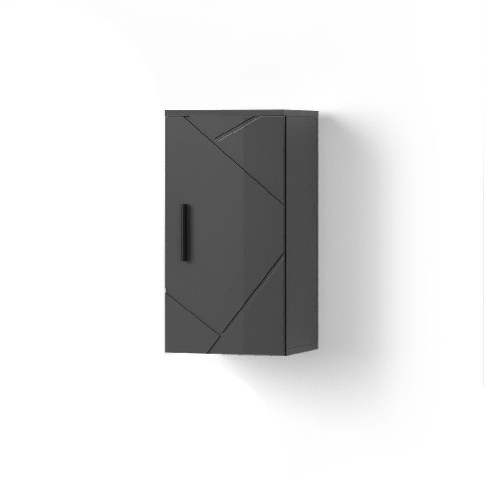 Livinity® Hängeschrank Ronco, Anthrazit Hochglanz, 30 günstig online kaufen