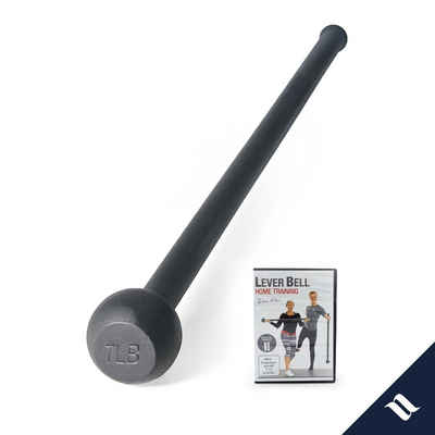 aamoo Swingstick Macebell PRO 3< kg Steel, Power Workout, Ganzkörpertraining (inkl. Trainings DVD), Griffige Oberfläche & aus gehärtetem Stahl