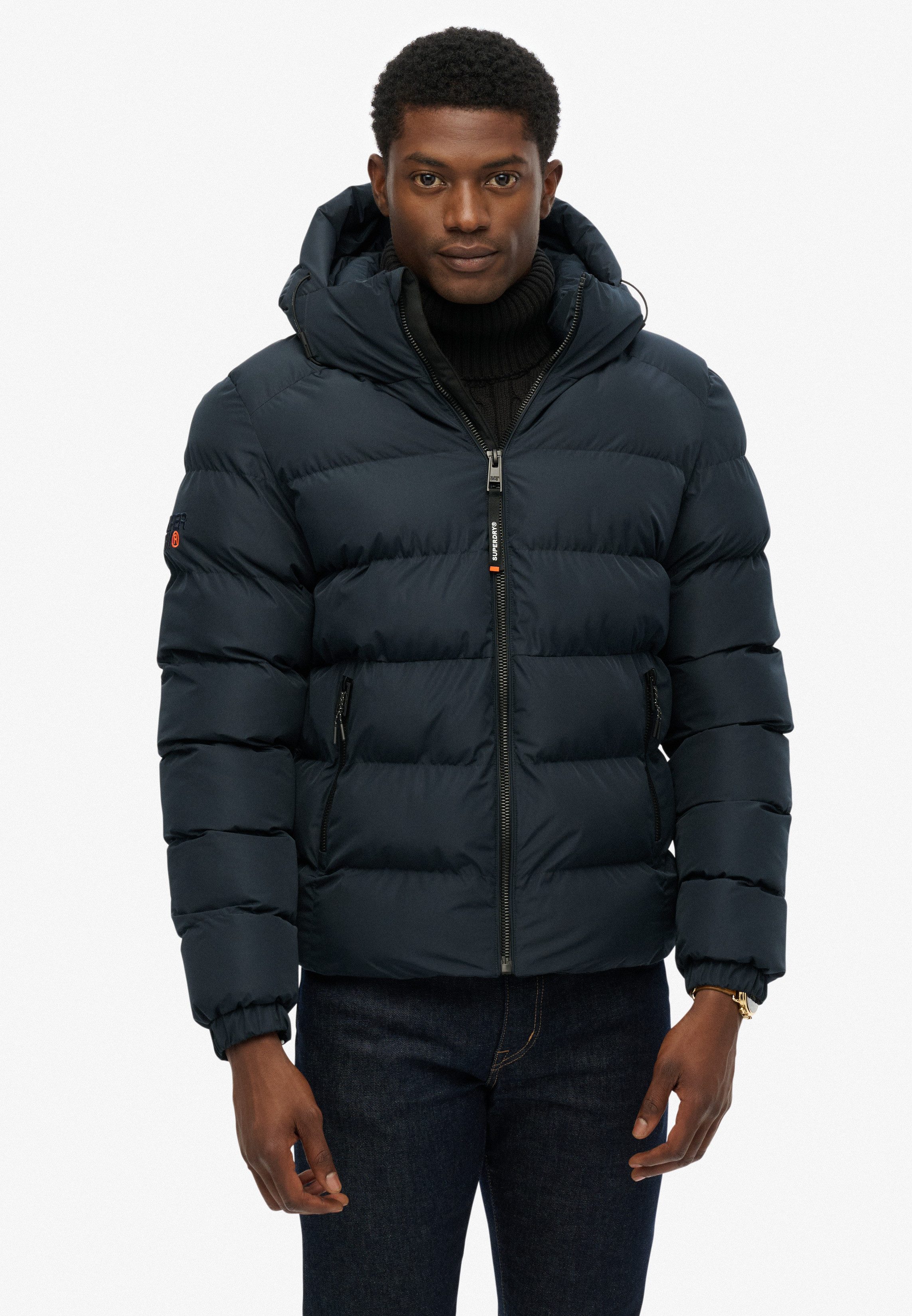Superdry Steppjacke HOODED SPORTS PUFFER JACKET günstig online kaufen