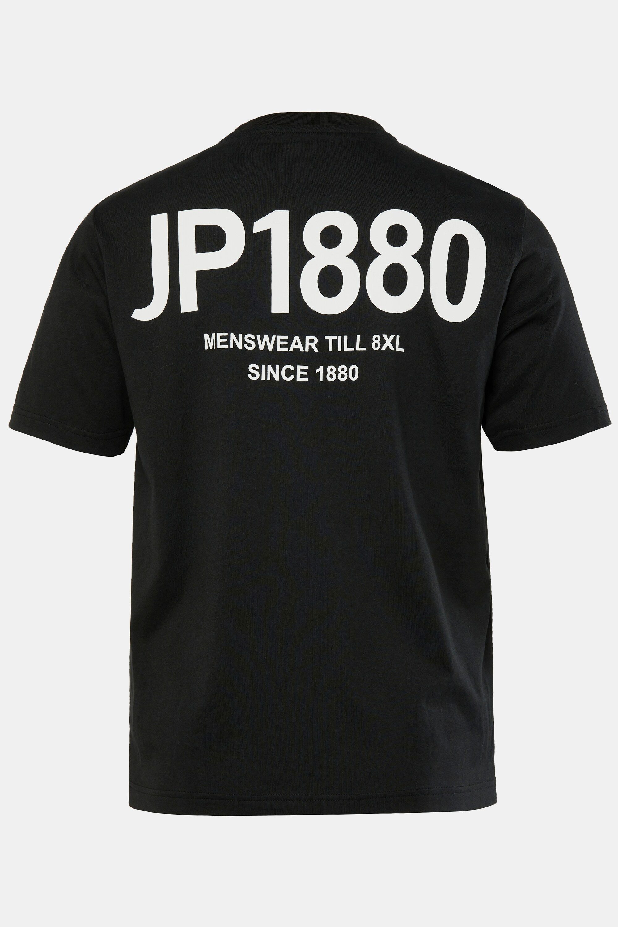 JP1880 T-Shirt T-Shirt Halbarm Brust-Print Rundhals