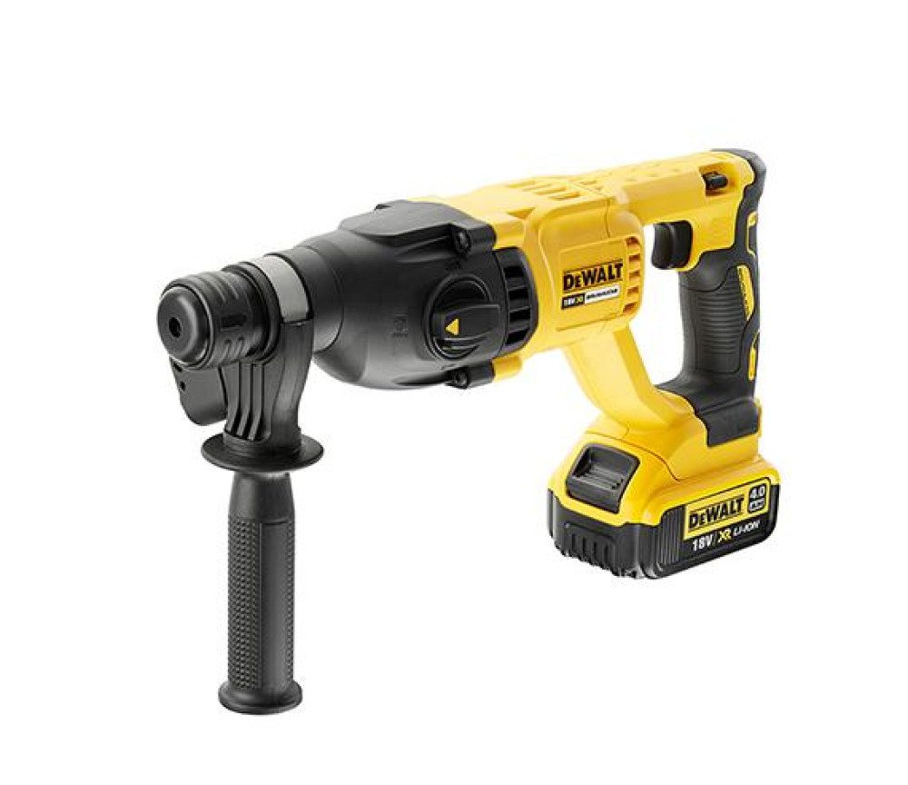 DeWalt Akku-Bohrhammer DEWALT Akku-Bohrhammer 18V DCH133M1 2,6J mit 4,0Ah Akku und Koffer