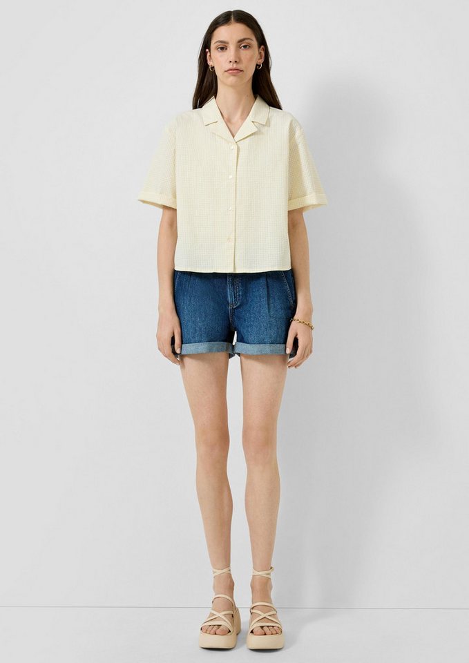 QS Jeansshorts Jeans-Hose Jeans-Shorts Abby / Mid Rise / Relaxed Fit