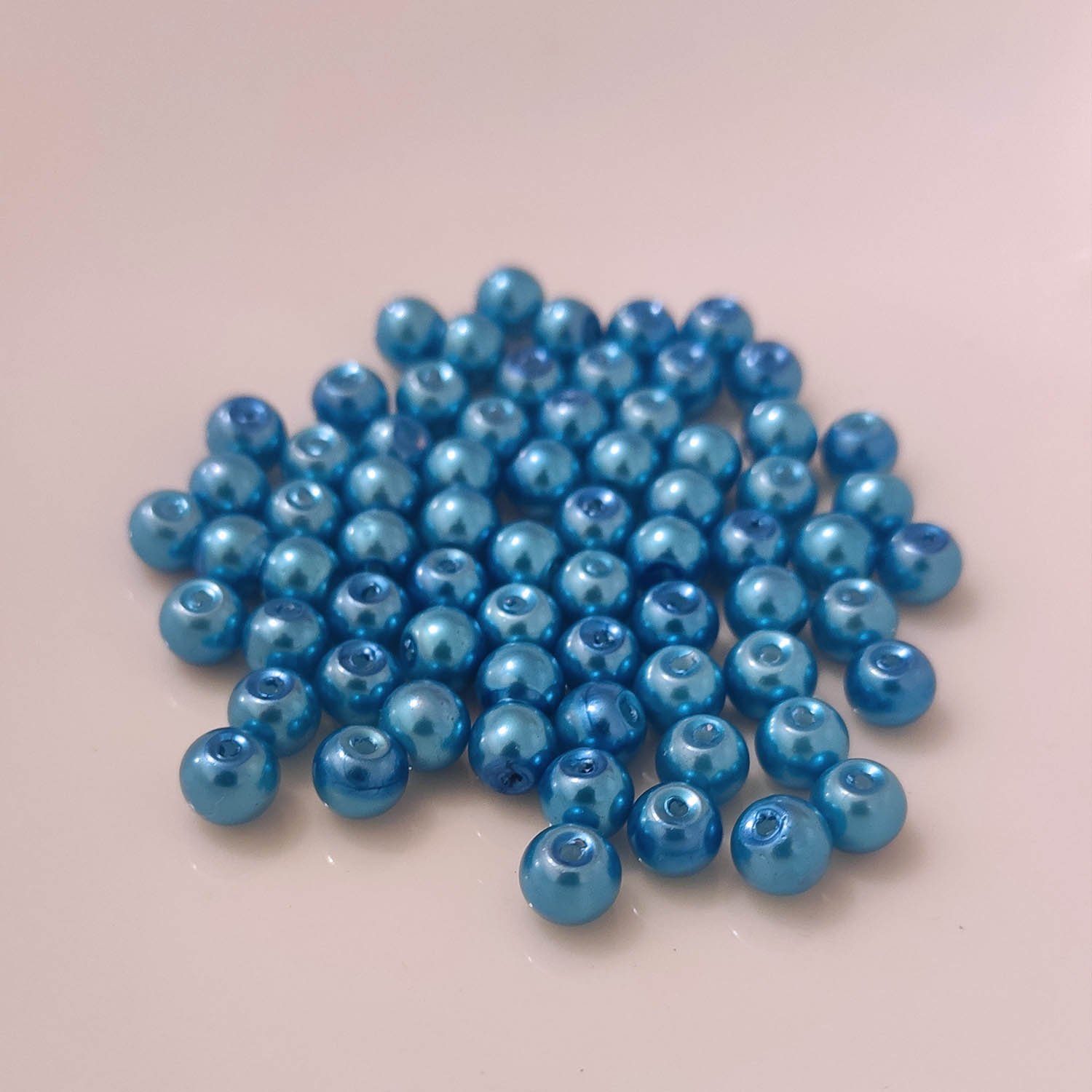 Kopper-24 Крафтовий бісер Glasperlen - Typ 'rund' - 12g - 2 mm - Blau