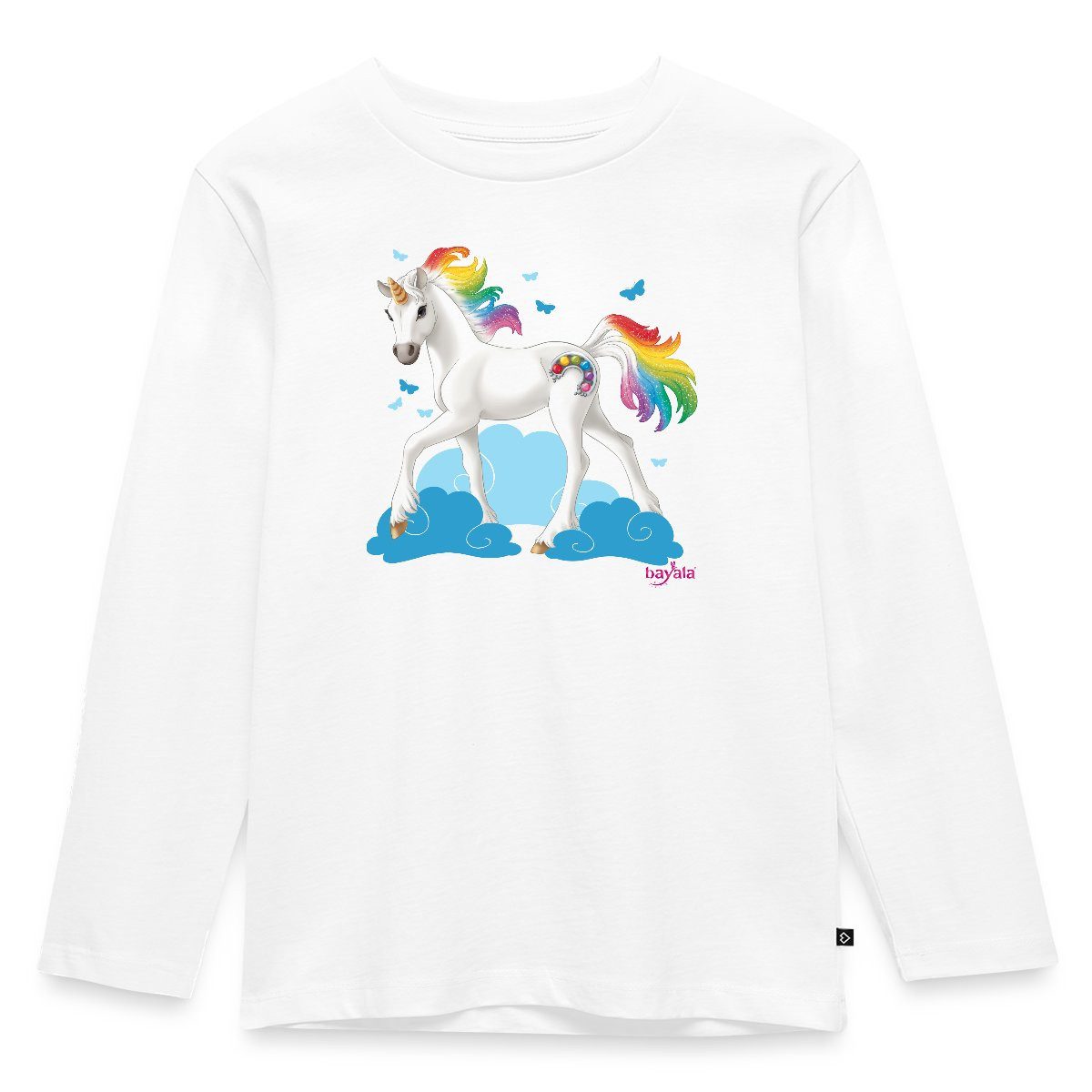 T-Shirt Schleich Bayala Regenbogeneinhorn Kinder Premium Langarmshirt