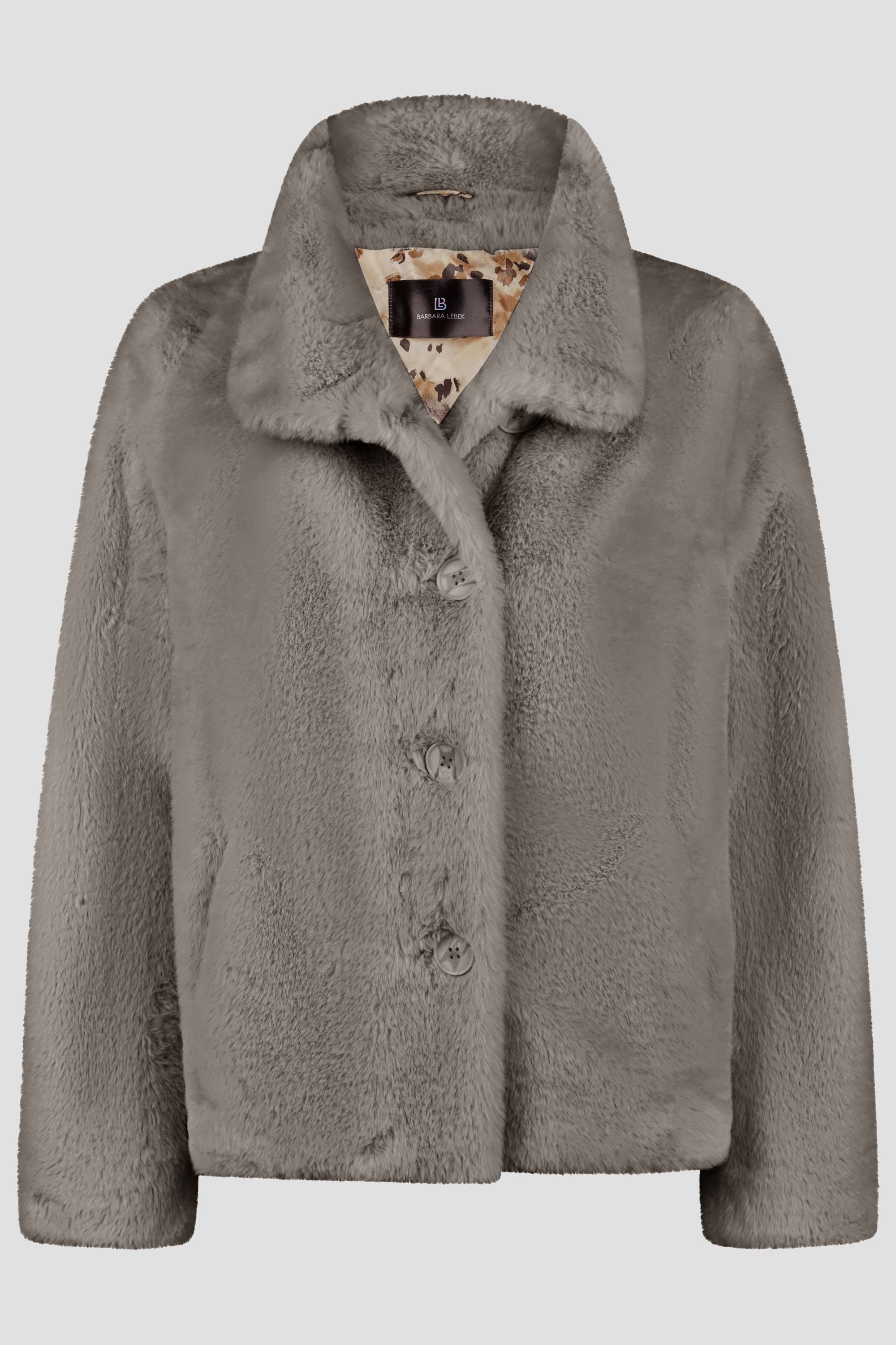 Barbara Lebek Fellimitatjacke warme Plüschjacke, Winterjacke günstig online kaufen