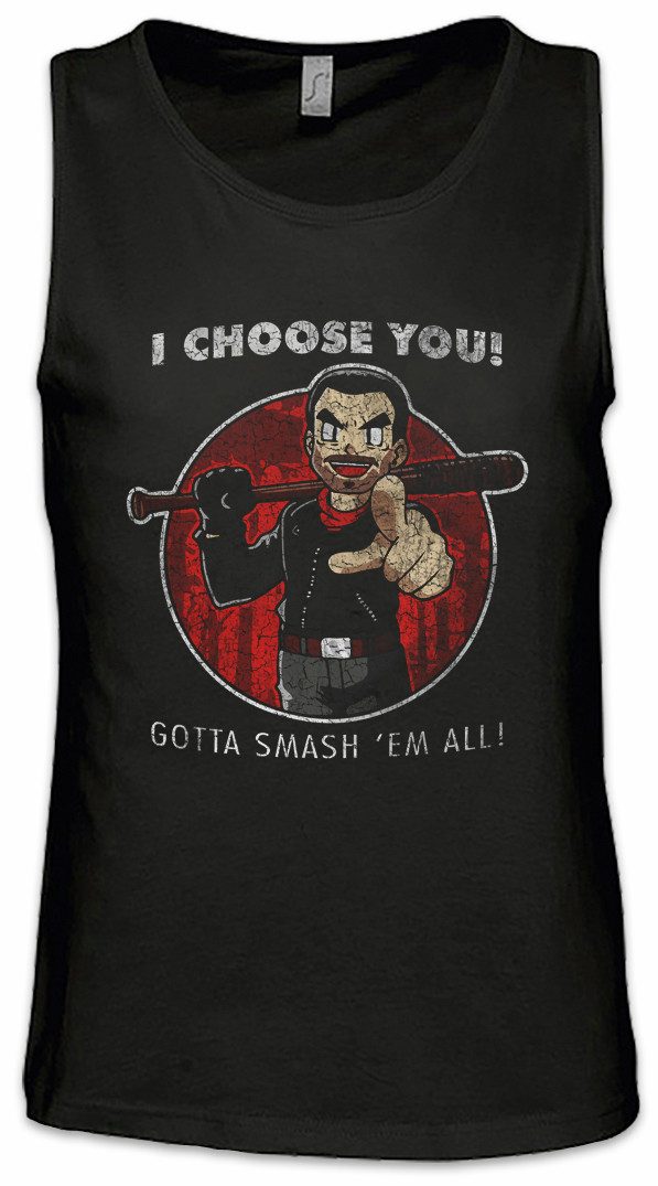 Tanktop Negan Choose You Ärmelloses T-Shirt Walking Zombie Walkers Dead