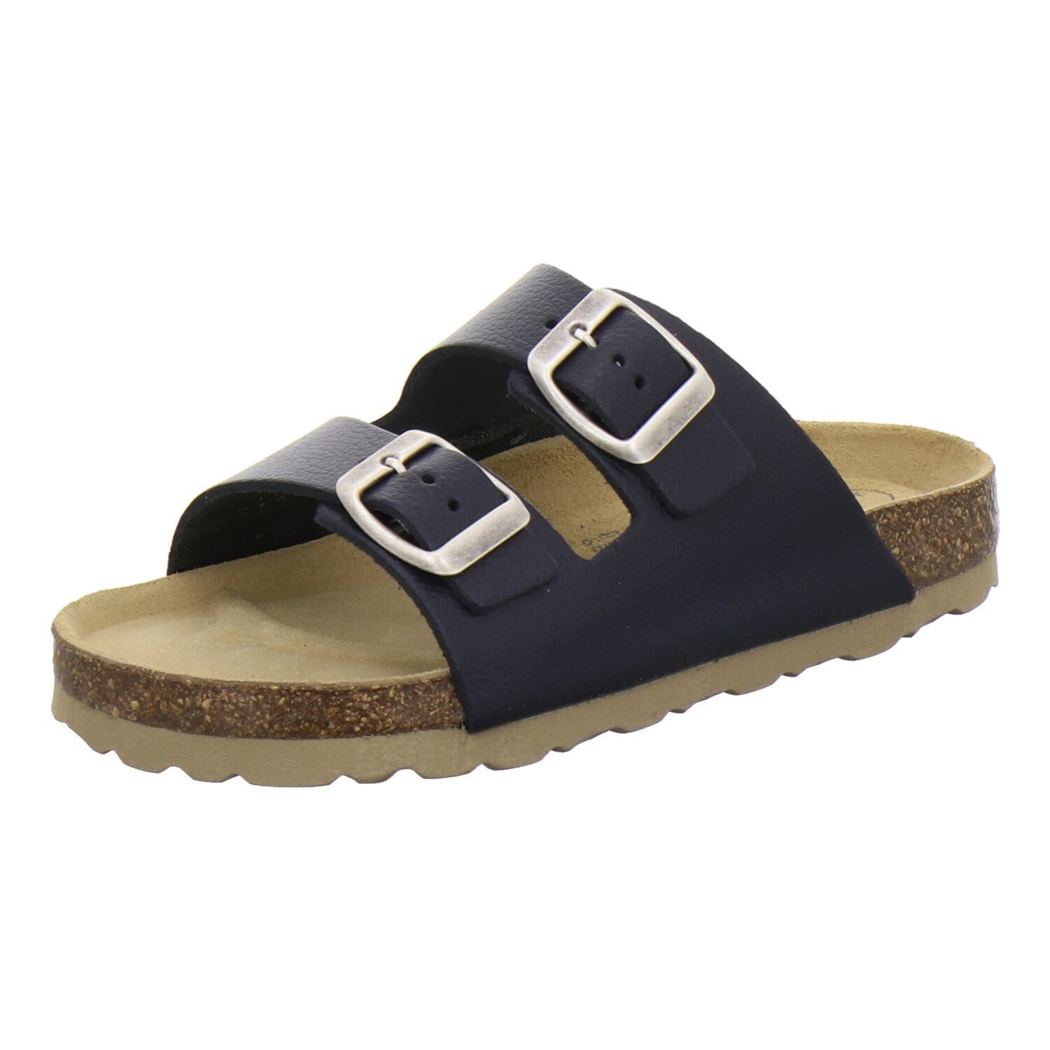 AFS-Schuhe Kinder Zweischnaller Pantolette aus Glattleder mit Fußbett, Made in Germany
