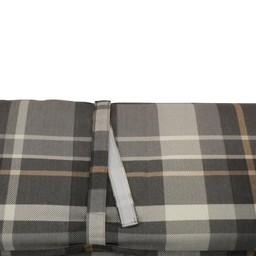 DEGAMO Bankauflage SEATTLE, (1 St), 3-sitzer 150cm, Farbe grau/beige, 2-teilig, für Gartenbank