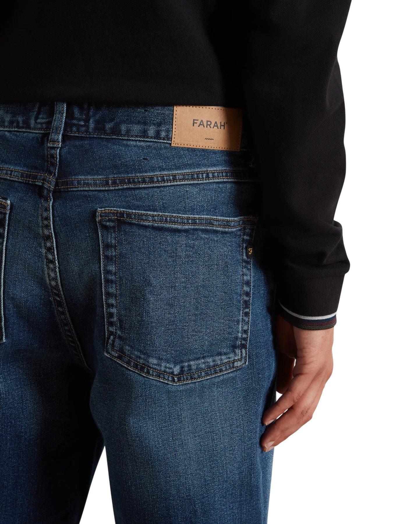 Farah Regular-fit-Jeans Jeans Farah Norwood Str Denim WA