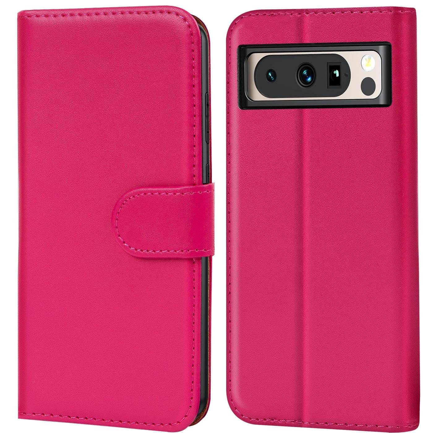 CoolGadget Handyhülle Wallet Klapp Tasche Book Case für Google Pixel 8 Pro 6,7 Zoll, Hülle Klapphülle Flip Cover Etui Schutzhülle