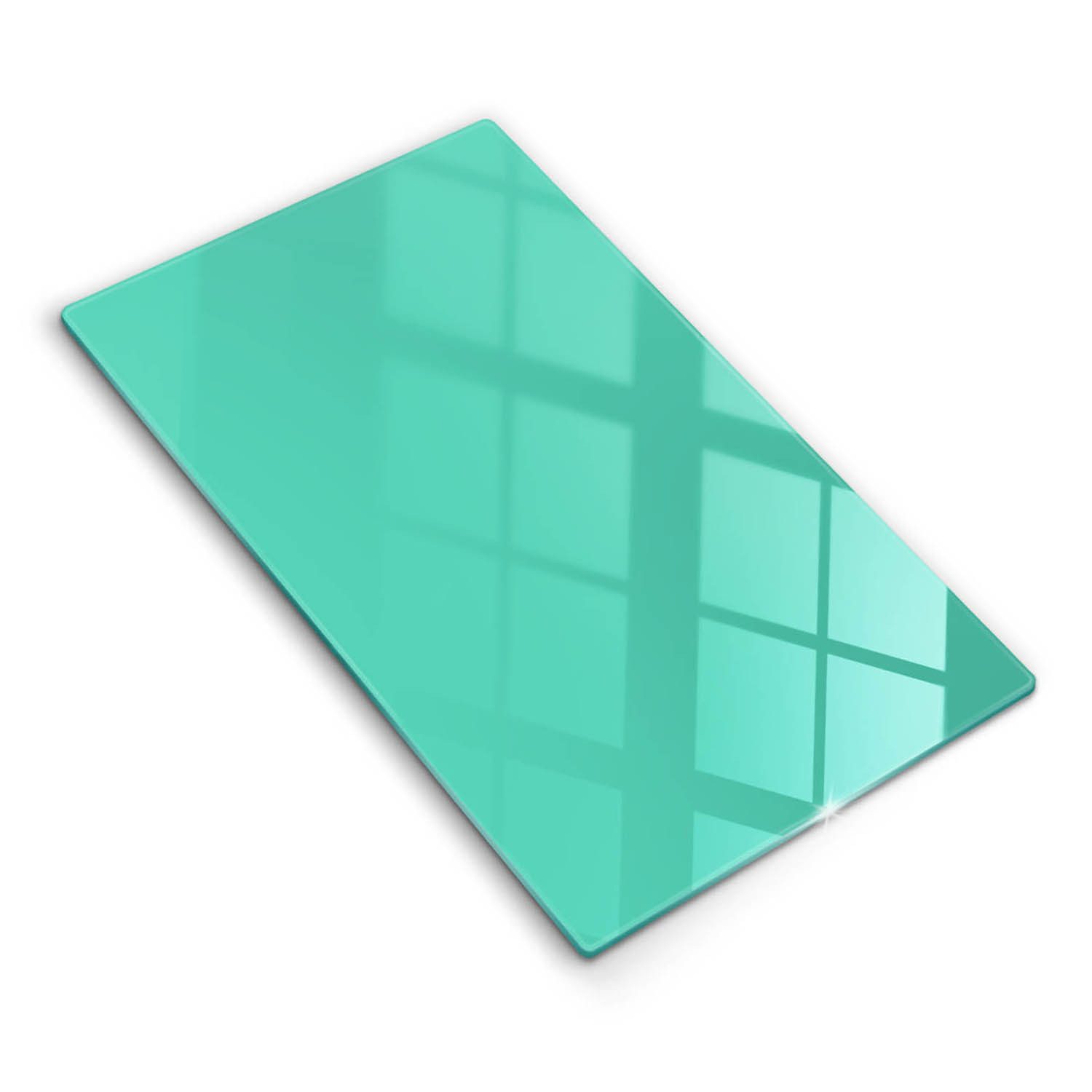 Tulup Schneidebrett Unifarben Herdabdeckplatte Gehärtetes Glas Kochplattenabdeckung, (1-St), Rechteckig 30x52 cm
