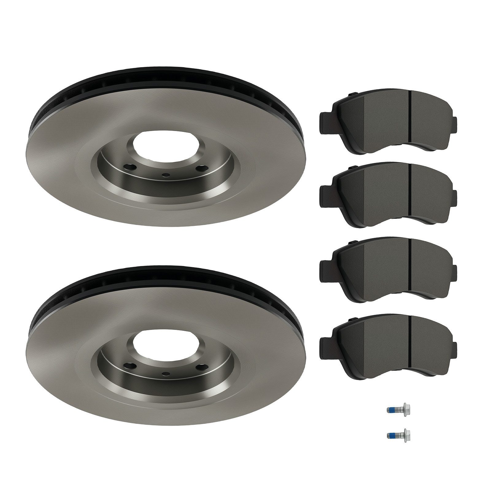 maXpeedingrods Bremsbelag, Bremsscheiben Bremsbeläge Vorne For Citroen C2 C3 Picasso C4 Cactus