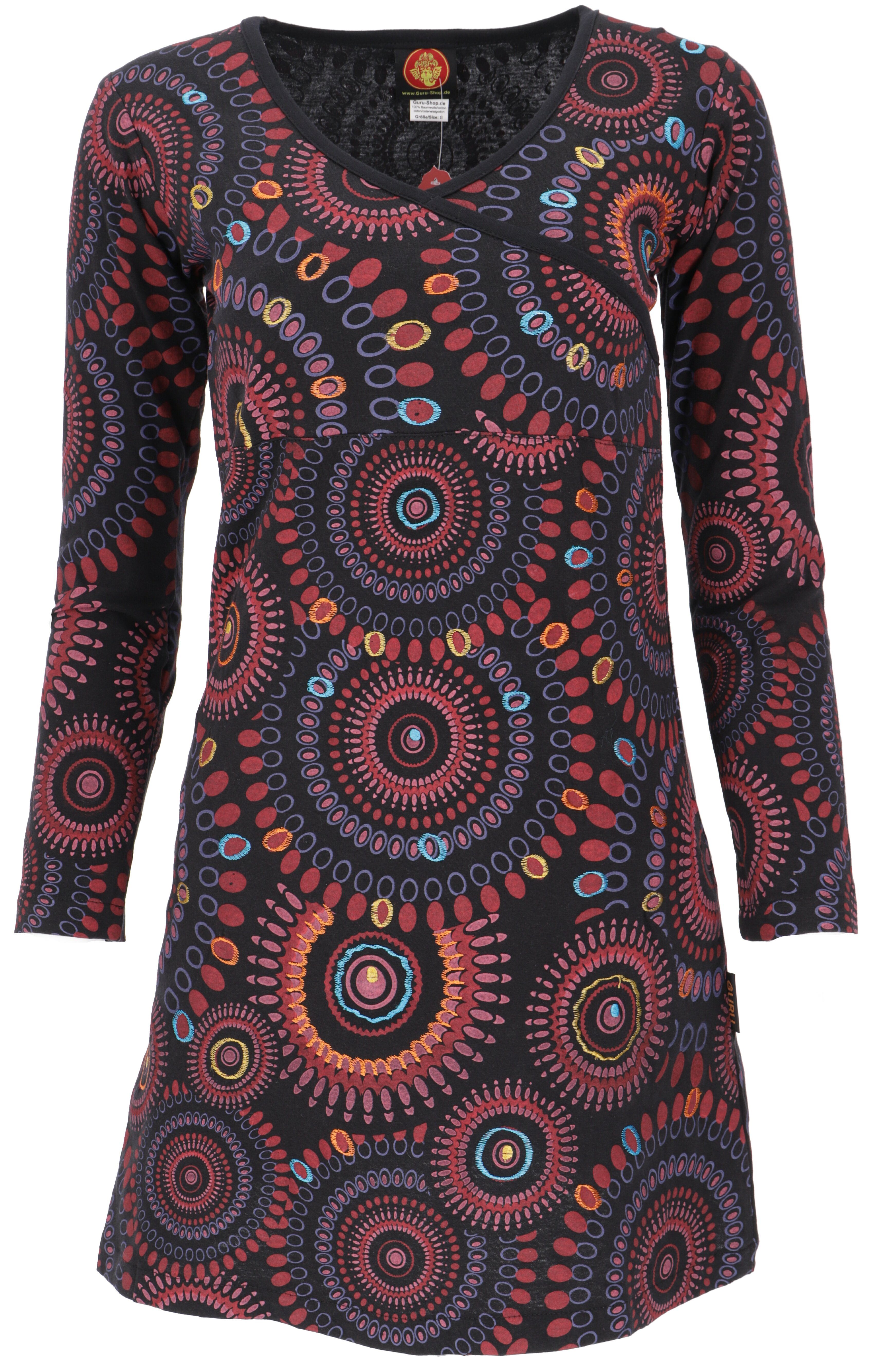 Guru-Shop Midikleid Hippie Minikleid Boho chic, günstig online kaufen