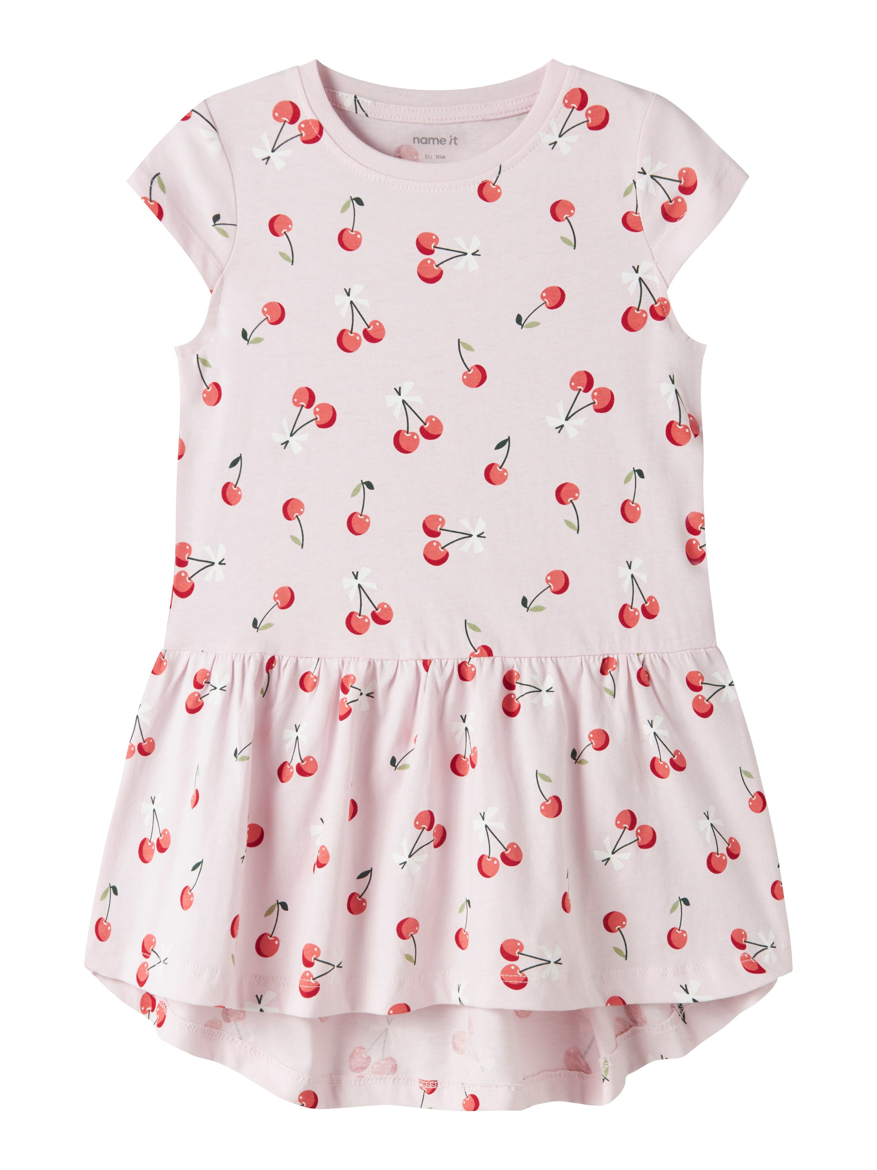 Name It Jerseykleid NMFVIGGA CAPSL DRESS F1 NOOS Baumwolle, regular fit