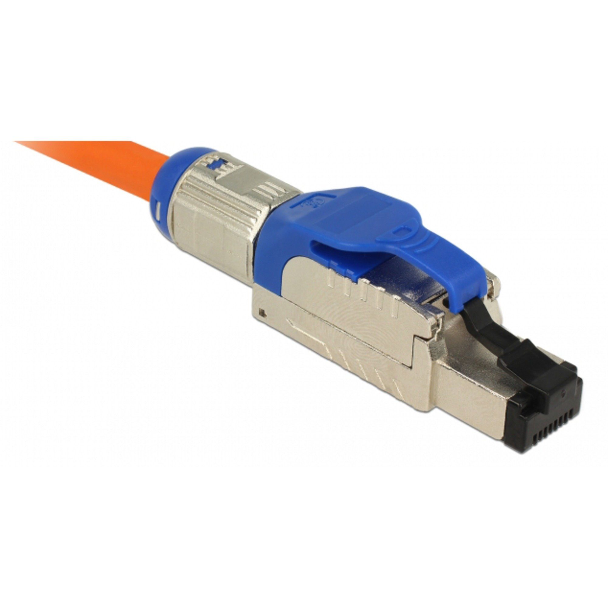 Delock DeLOCK RJ-45 Stecker feldkonfektionierbar Cat.8.1, LAN-Kabel