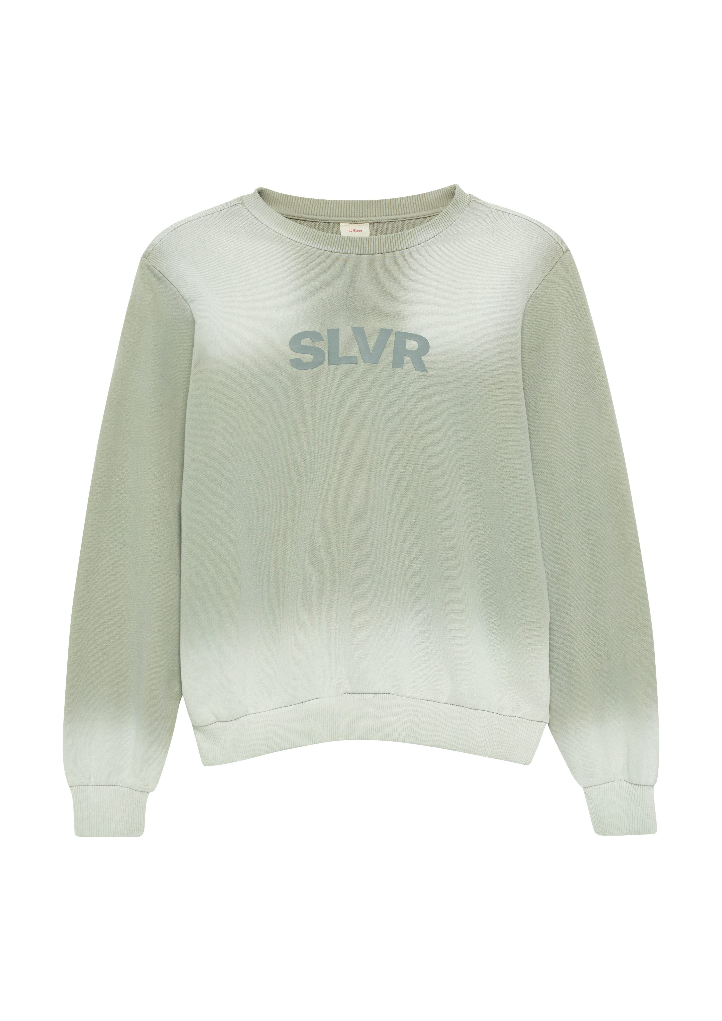 s.Oliver Junior Sweatshirt mit Tie-Dye Muster günstig online kaufen
