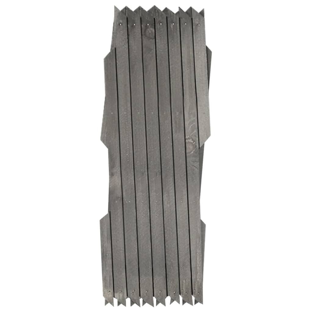 vidaXL Gartenzaun, Rankzäune 5 Stk. Grau günstig online kaufen
