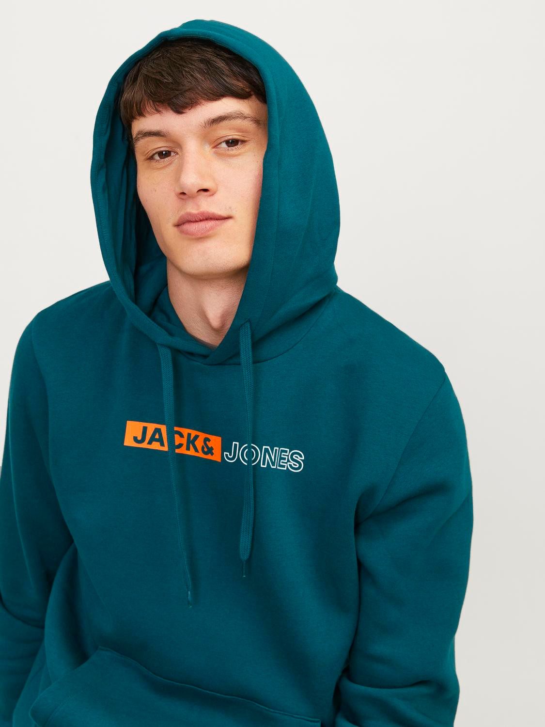 Jack & Jones Kapuzensweatshirt JJECORP LOGO günstig online kaufen