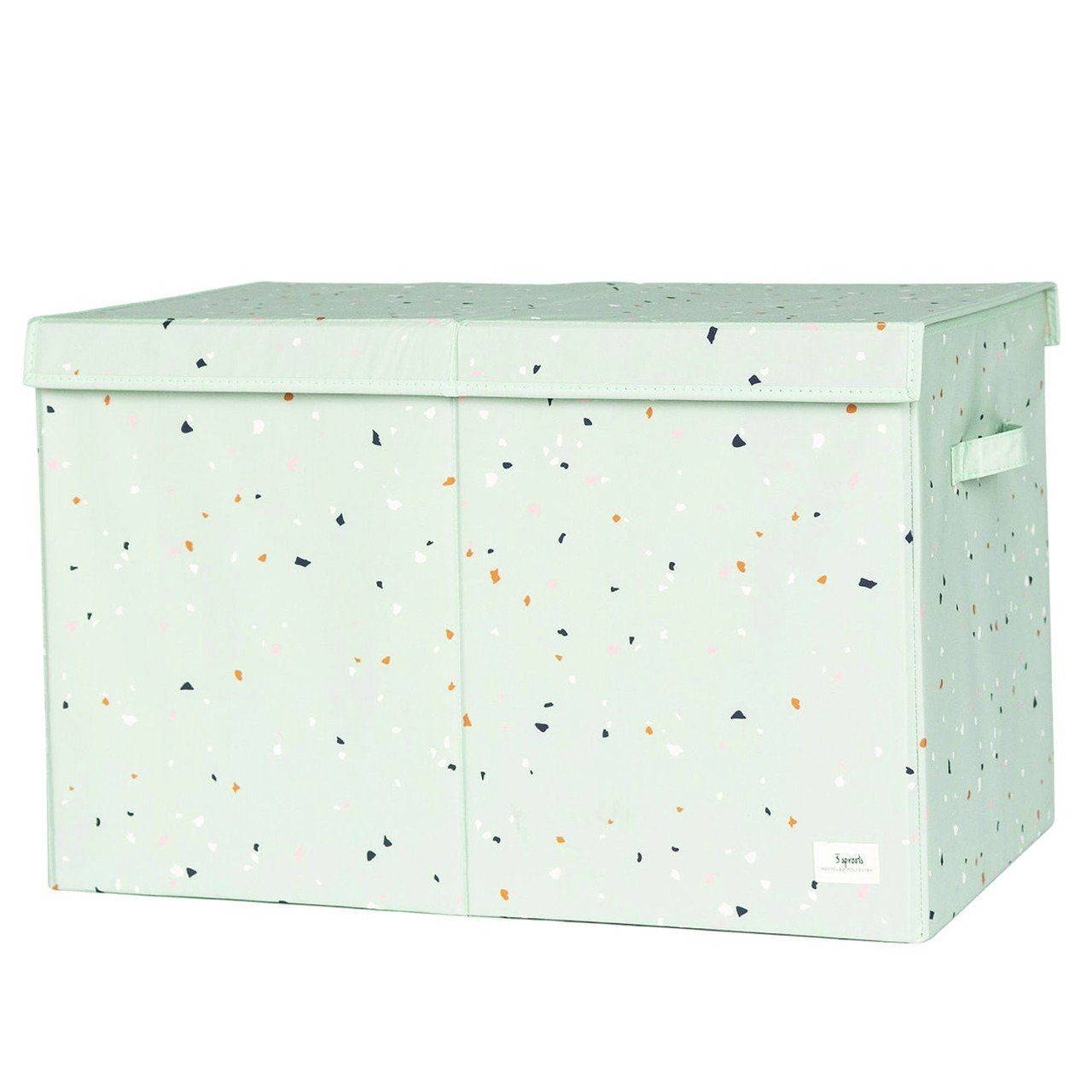 Aufbewahrungsbox 3 Sprouts - Aufbewahrungskiste Terrazzo Green, recycled