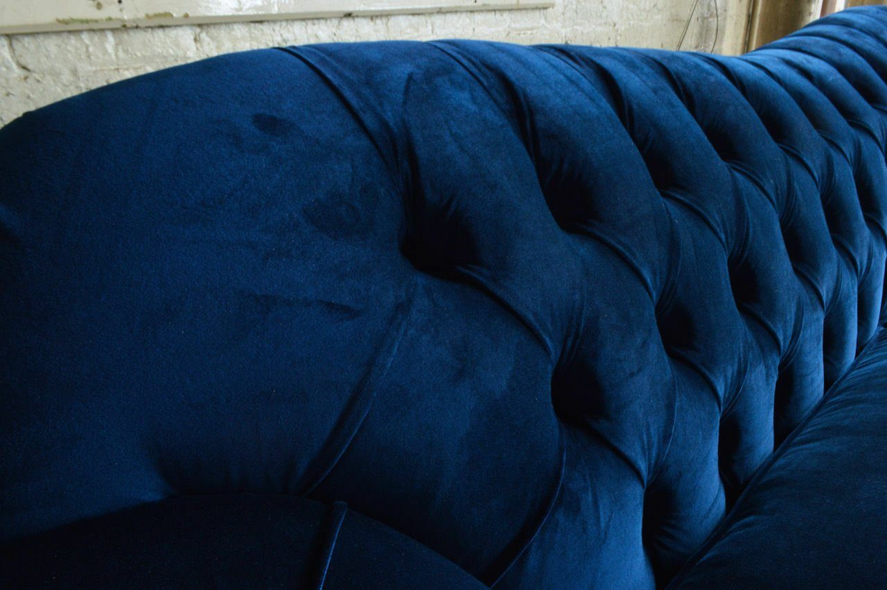 Sofa Design Chesterfield-Sofa, Luxus Polster Sitz Chesterfield Leder JVmoebel Couch Garnitur