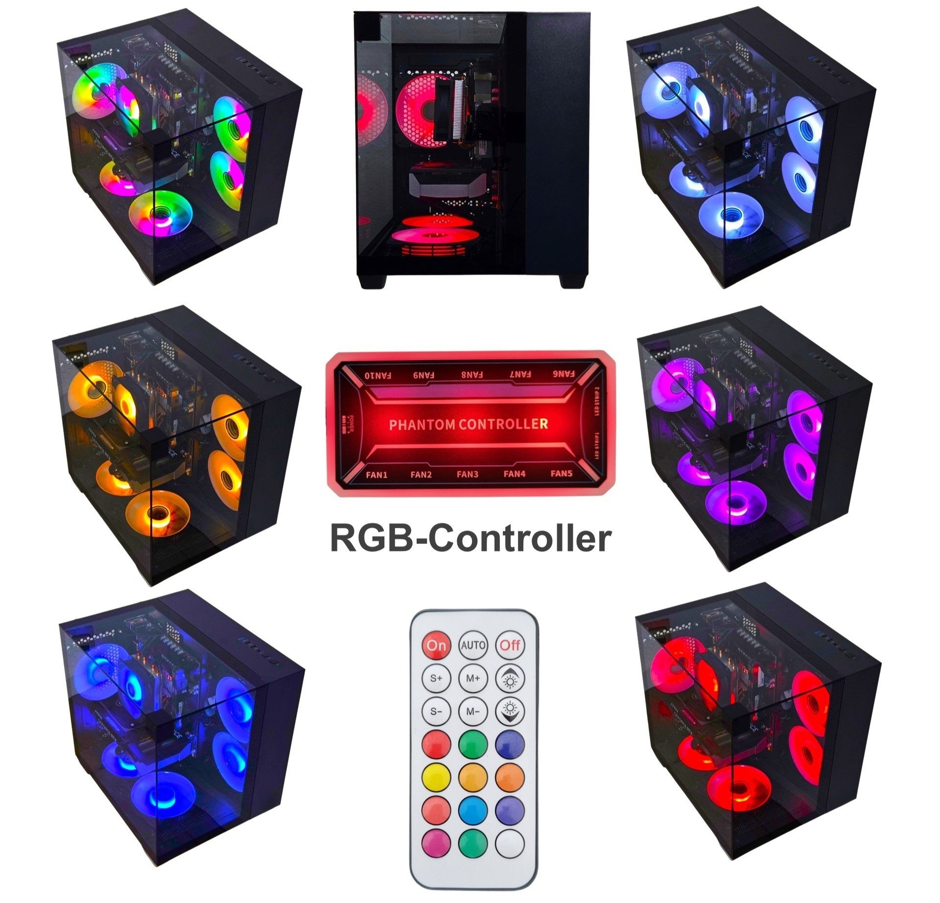 Chronicle Gaming PC Venom BLACK NVIDIA RTX Intel 12 Core RGB Win 11 TPM 2.0 Gaming-PC (Intel INTEL XEON E5, NVIDIA RTX 3050 6GB, 16GB RAM 240GB SSD GB RAM, Luftkühlung)