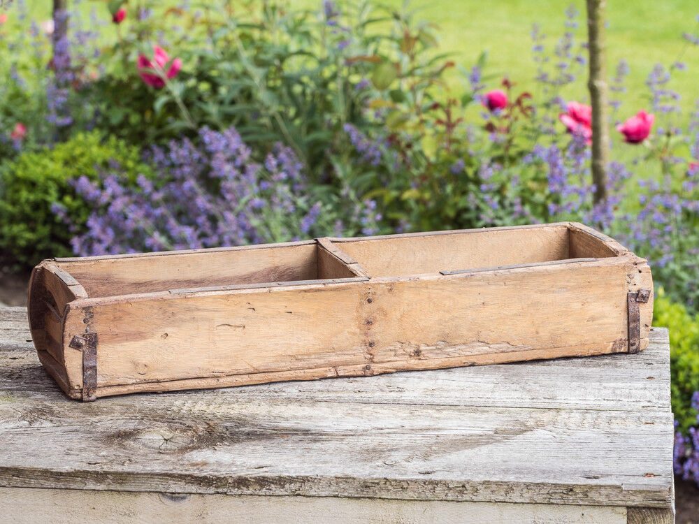 Holzkiste Ziegelform Doppelt Holz UNIKA