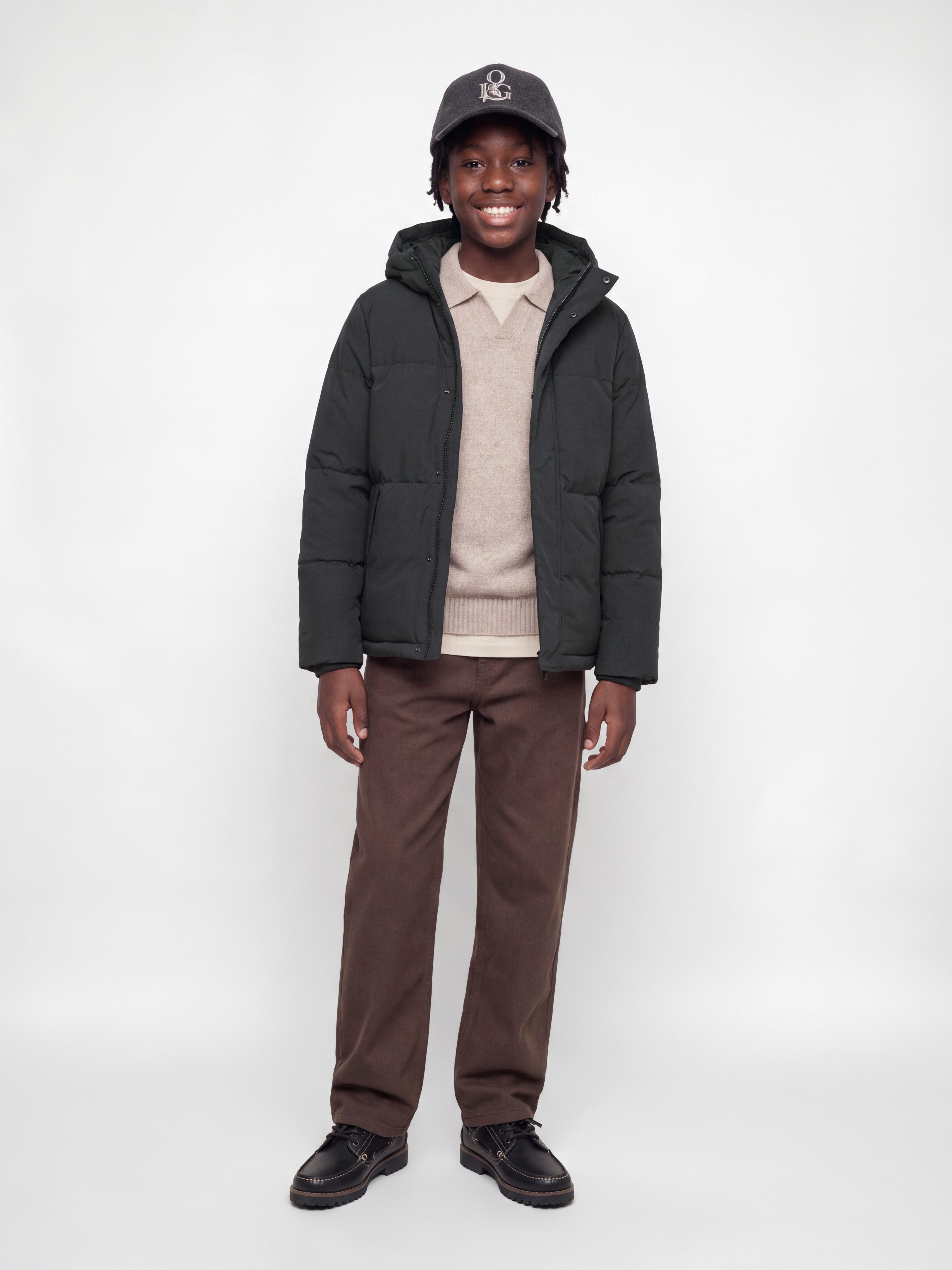 Jack & Jones Junior Steppjacke JJESOHO PUFFER HOOD AW26 SN JNR Kunstfaser, regular fit – Bild 3 von 5
