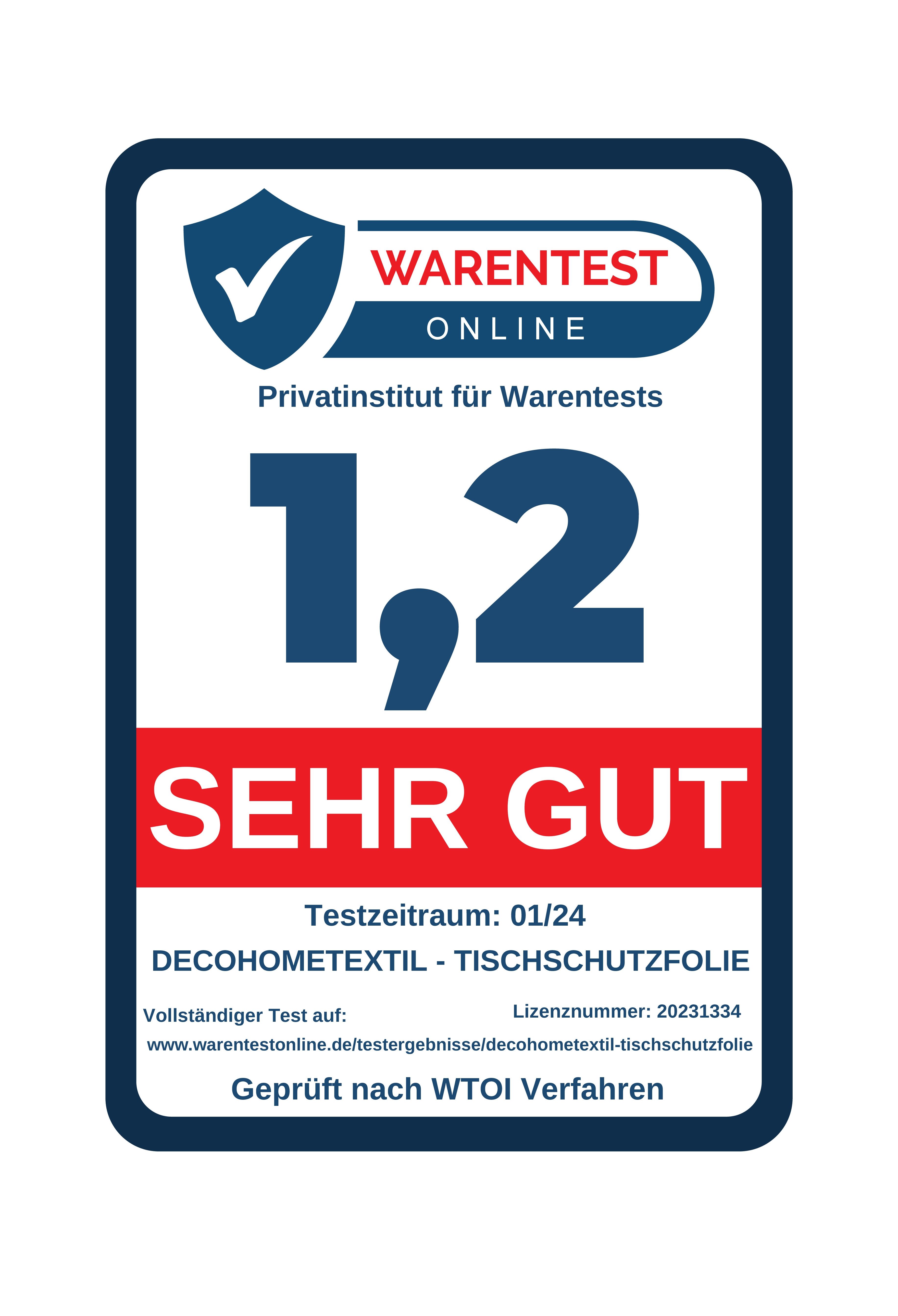 DecoHomeTextil Heimtextilmanufaktur Tischdecke Transparente Folie 2mm günstig online kaufen