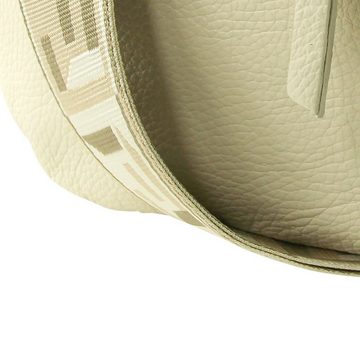 Toscanto Gürteltasche Toscanto Damen Gürteltasche Leder beige (Gürteltasche), Damen Gürteltasche Leder, beige, mehrfarbig ca. 25cm x ca. 15cm