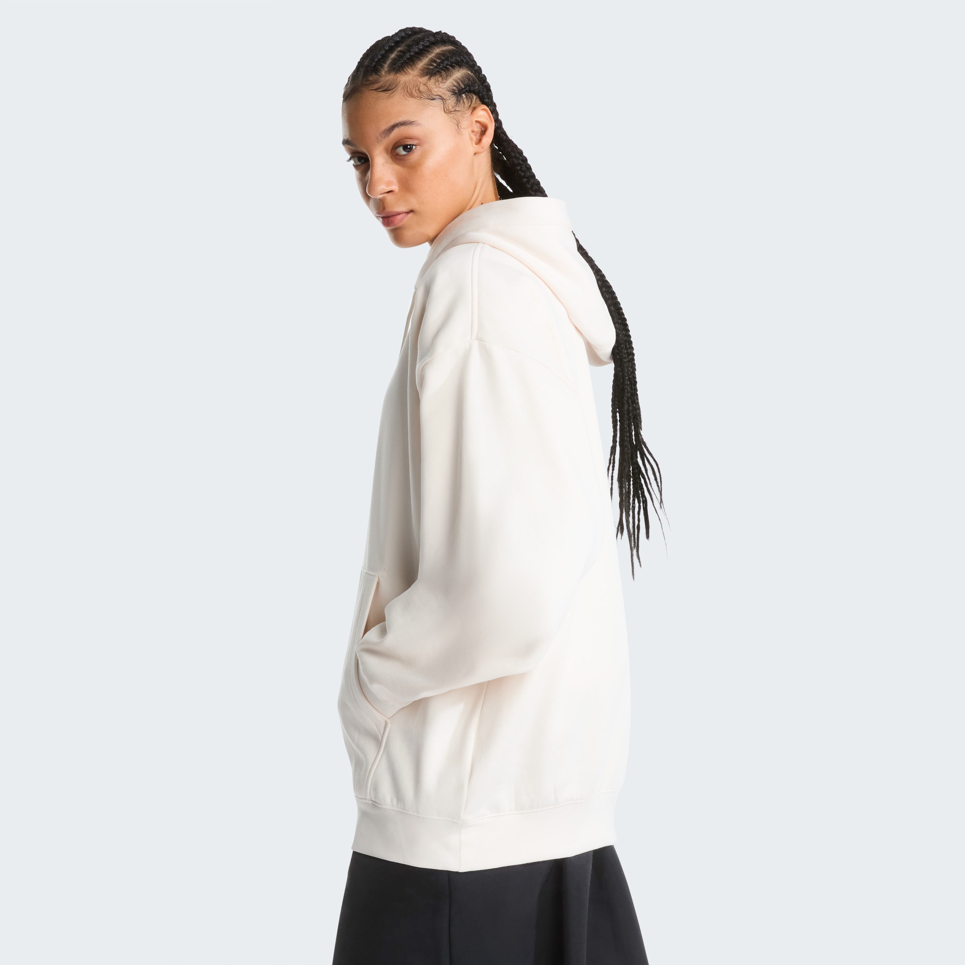 The North Face Kapuzensweatshirt W ESSENTIAL OVERSIZE HOODIE sportlicher Stil, wärmend, mit Kapuze, aus Baumwolle und Polyester