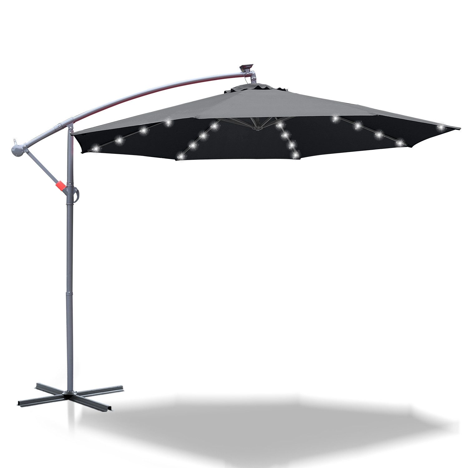 Clanmacy Sonnenschirm Gartenschirm 350cm, Ampelschirm mit günstig online kaufen