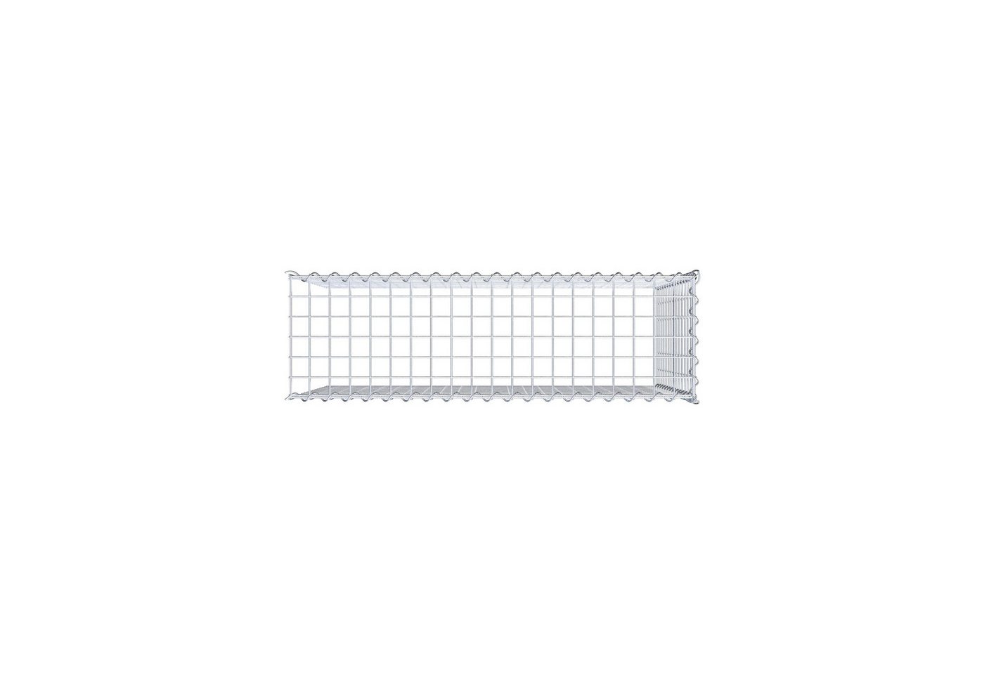 Thumbnail - Gabiona Gabionenzaun Anbaugabione Typ 4 100 cm x 70 cm x 30 cm (L x H x T), Maschenweite 5, (Anbaugabione Typ 4 100 cm x...