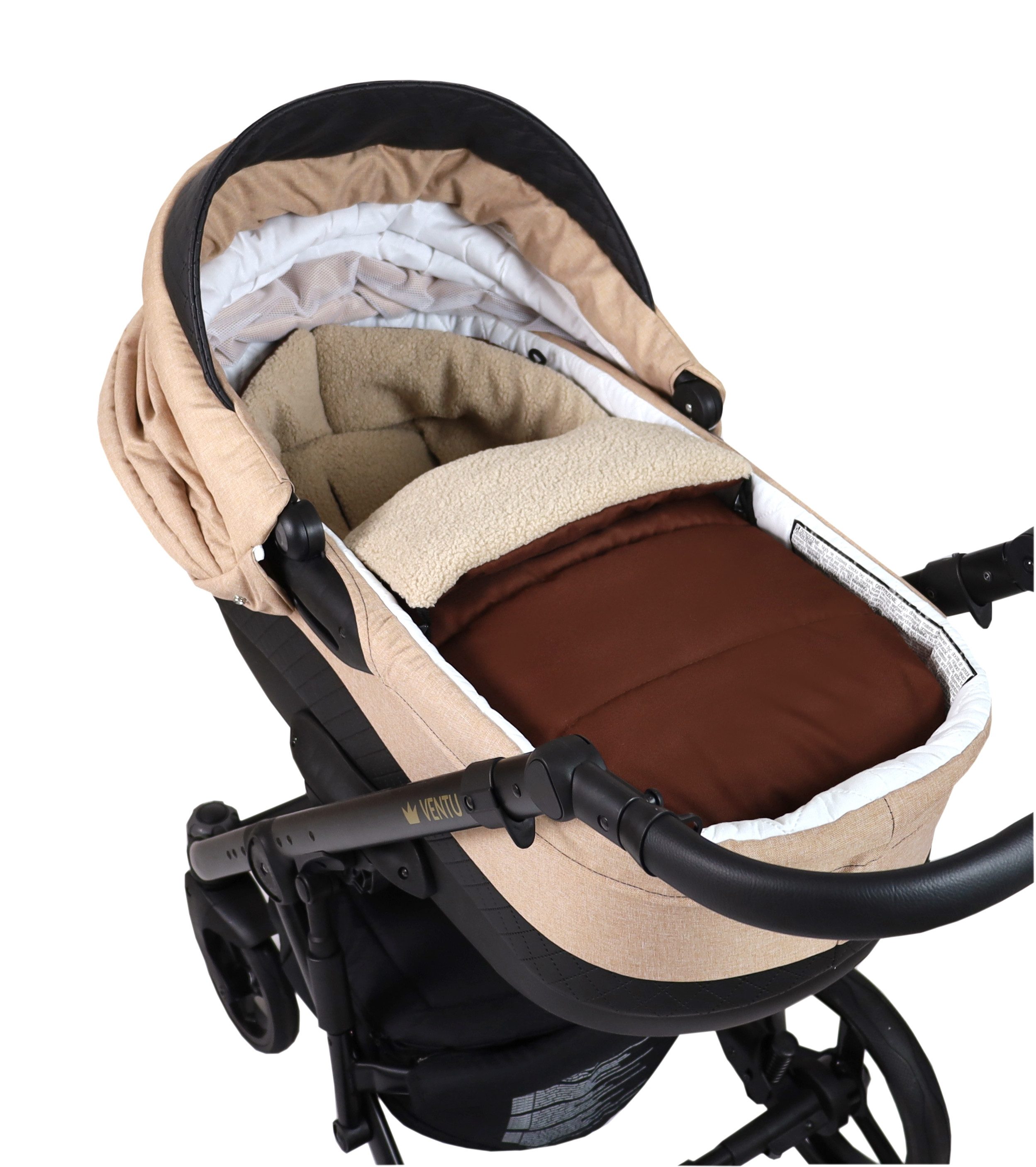 BabyLux Fußsack Bouclé Winter Fußsack 90cm Kinderwagen Buggy, Babyschale Sc günstig online kaufen