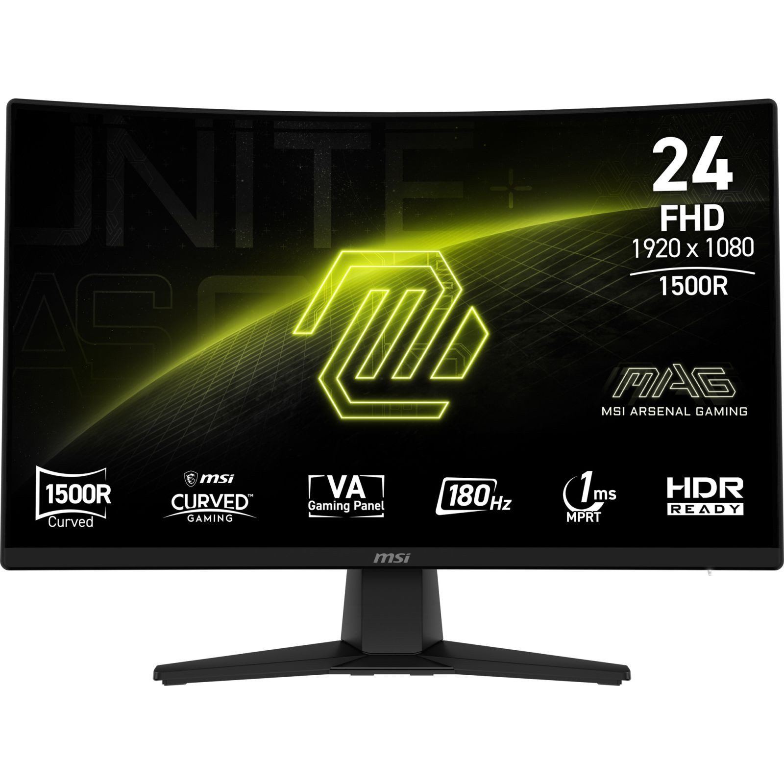 MSI MSI Monitor MAG 242C (MAG 242C) TFT-Monitor (1920 x 1080 px, Full HD, 180 Hz, VA, Curved)