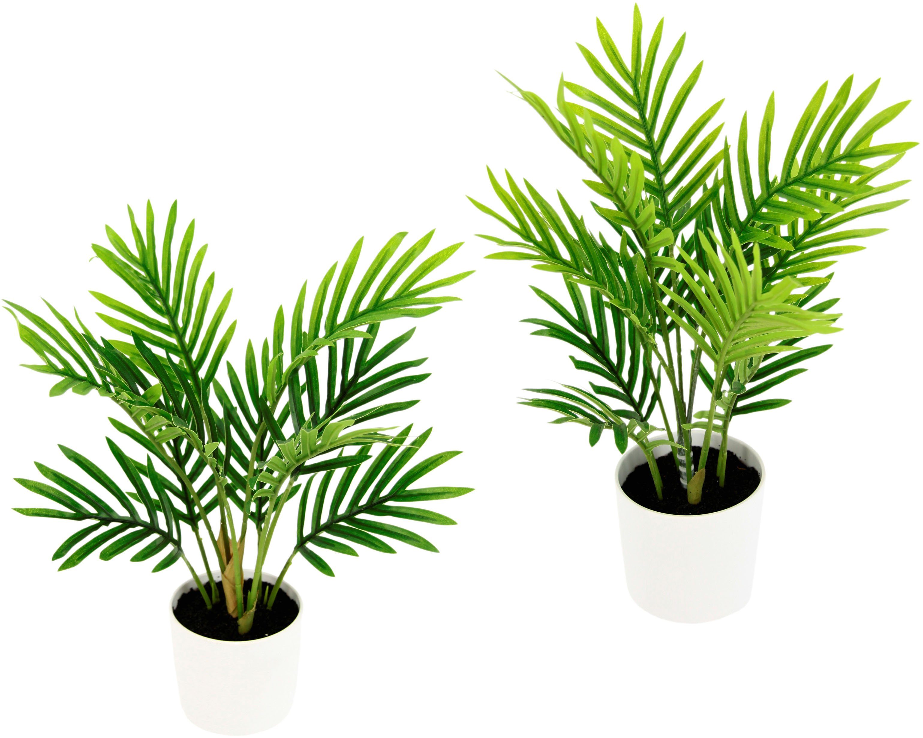 Kunstpflanze Arecapalme, I.GE.A., Höhe 30 cm, Mit Kunsterde, 2er Set günstig online kaufen