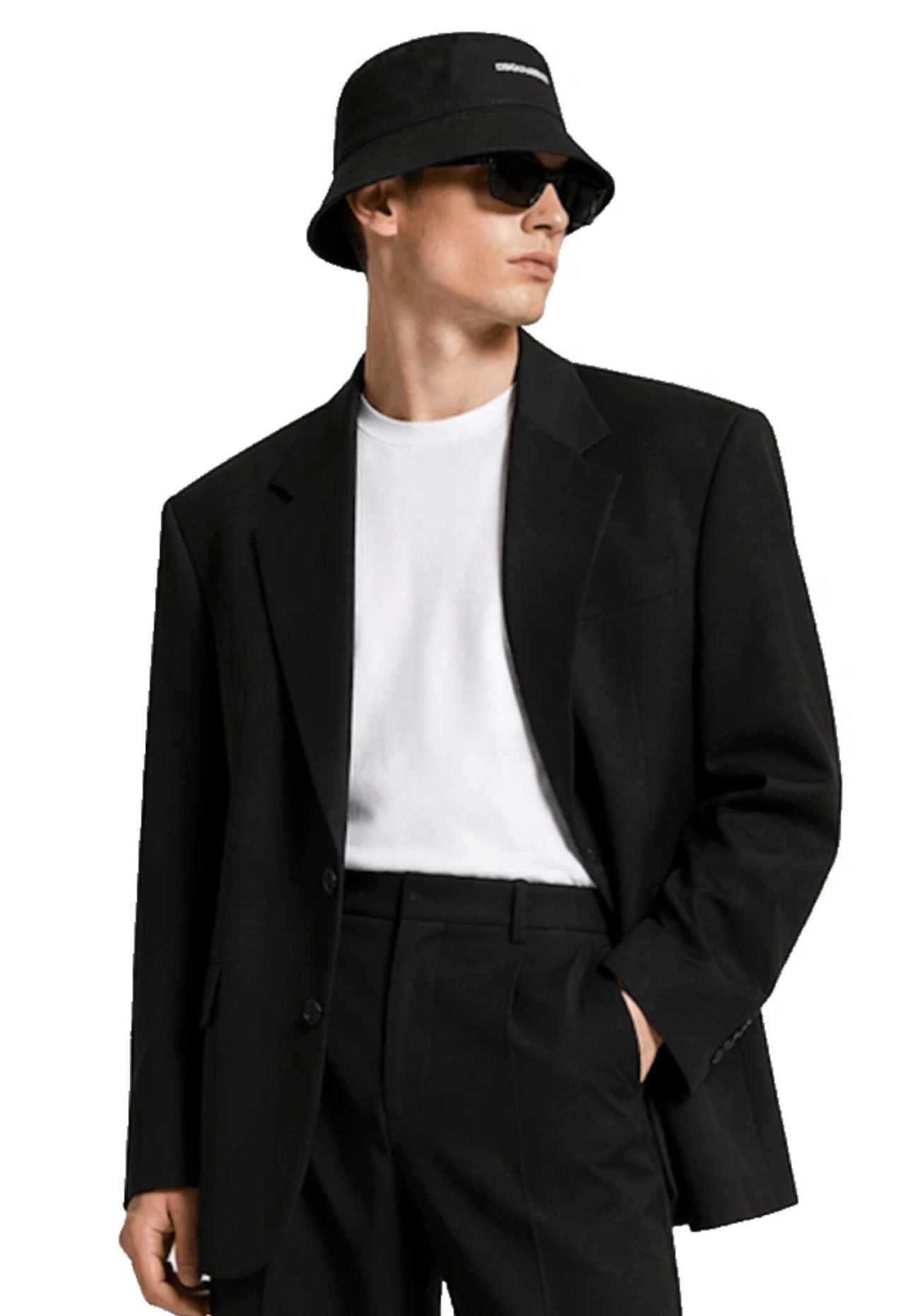 Dsquared2 Fischerhut Retro Bucket Rapper Icon Hut Cap Mütze Unisex Bucket Form mit modernem Streetwear-Charakter