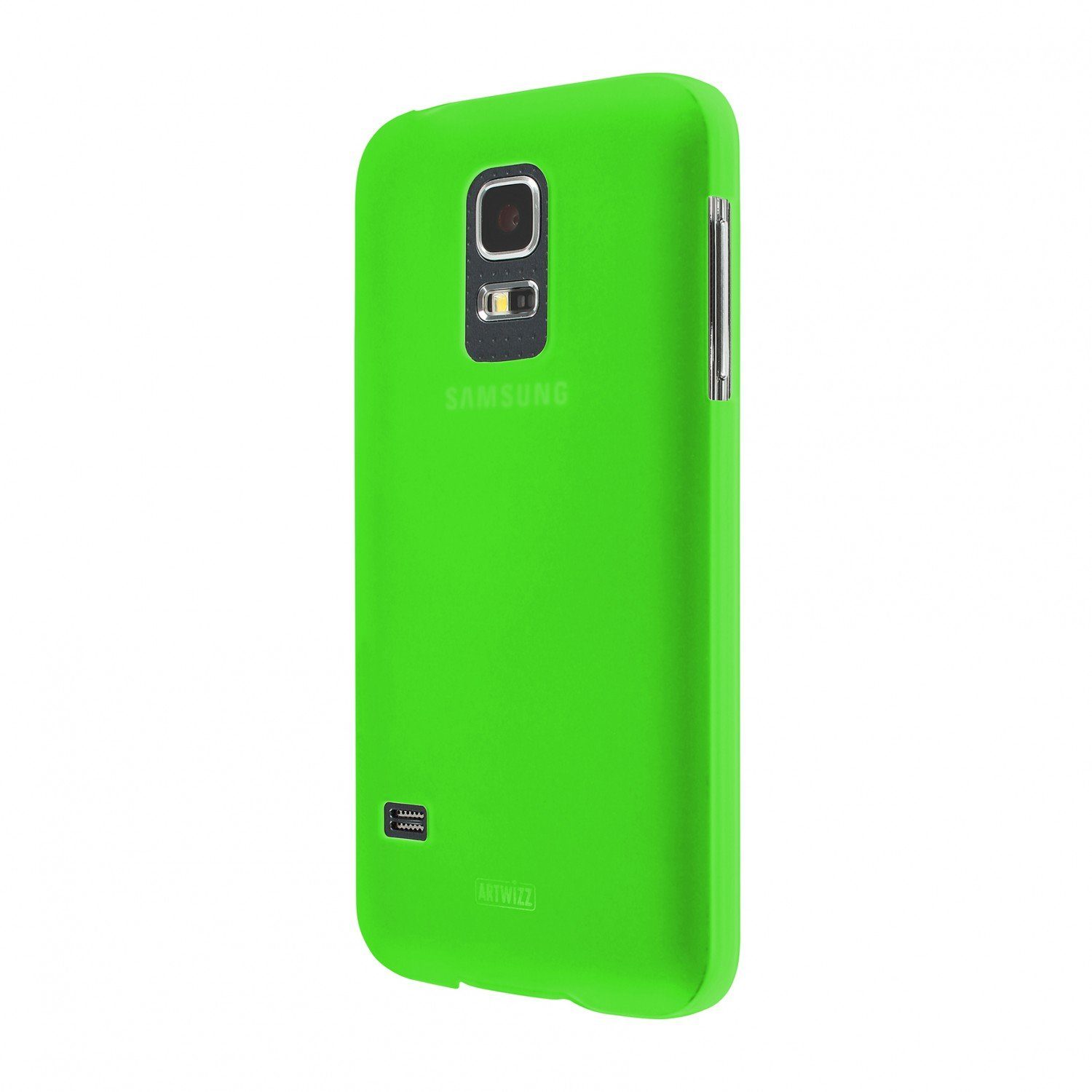 Artwizz Smartphone-Hülle Rubber Clip for Samsung Galaxy S5 mini, green