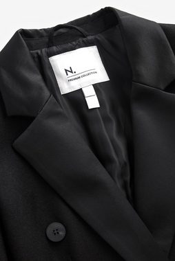 Next Jackenblazer Premium Zweireihiger Blazer aus Wolle und Kaschmir (1-tlg)