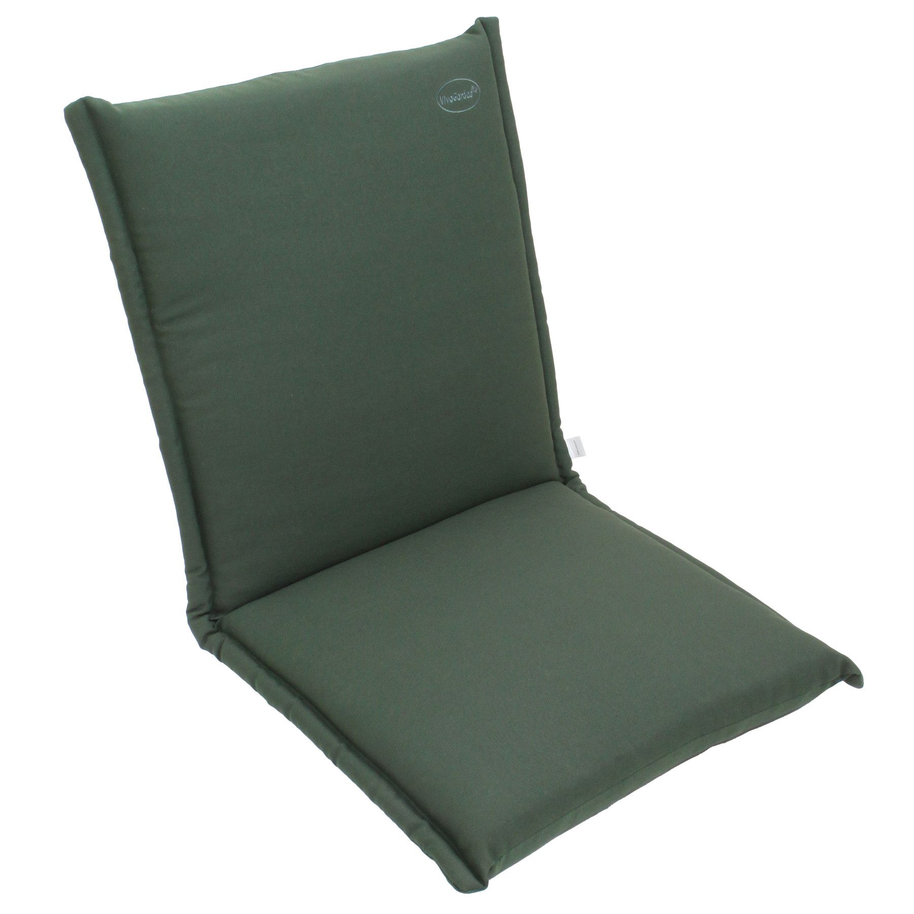 riess-ambiente Sitzauflage ROG 46x97cm grün – Sitzkissen, Polster-Auflage für Niedriglehner, (Einzelartikel, 1 St), bequemes Outdoor-Auflagekissen – ideal für Gartenstühle