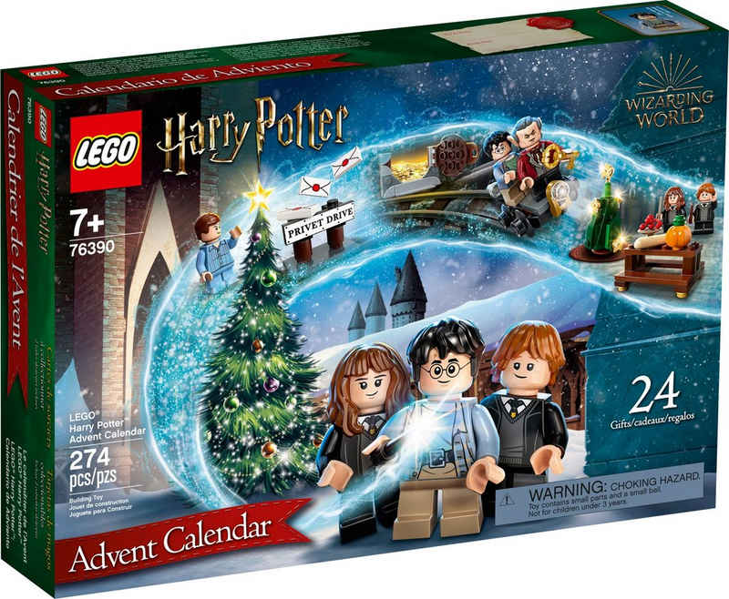 LEGO® Adventskalender 76390 Harry Potter Adventskalender 2023, Kinder ab 7 Jahren, Spielzeug, Advent Kalender Weihnachtskalender Jungs & Mädchen
