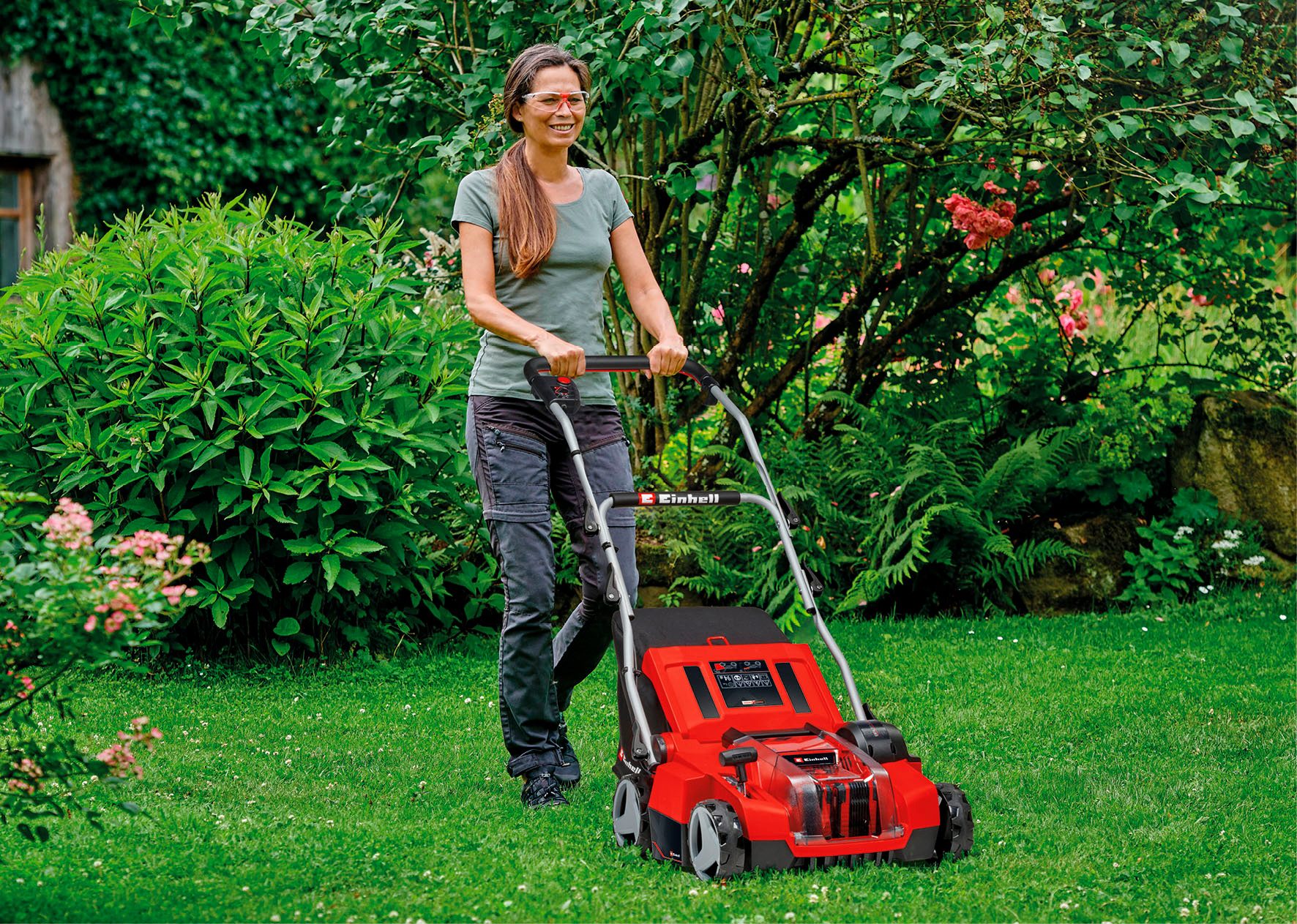 Einhell Akku-Vertikutierer / Lüfter Power X-Change GE-SA 36/35 Li-Solo, 35 cm Arbeitsbreite, ohne Akku und Ladegerät