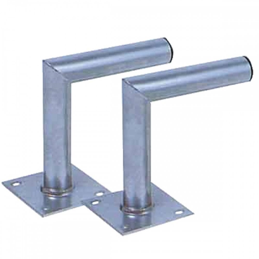 TechniSat SAT-Halterung Techniplus 45 Aluminiumwandhalter witterungsbeständig silber, (bis 45 Zoll, Wandhalter für Antennenbau, robustes Aluminium-Material, Robustes Aluminium-Material)