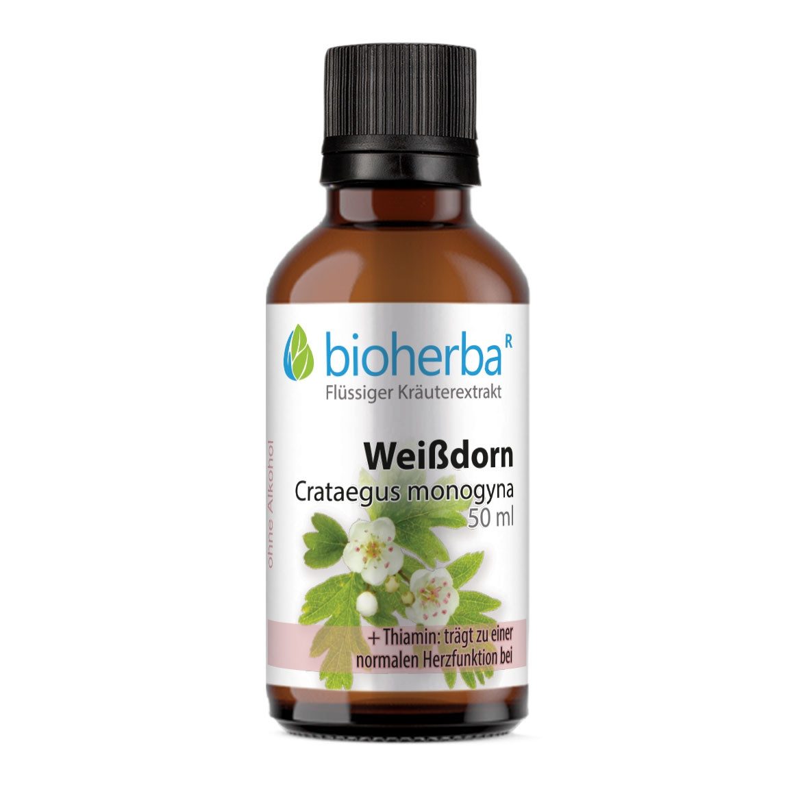 BIOHERBA R Weissdorn Crataegus monogyna Tropfen Tinktur 50 ml Nahrungsergänzungsmittel