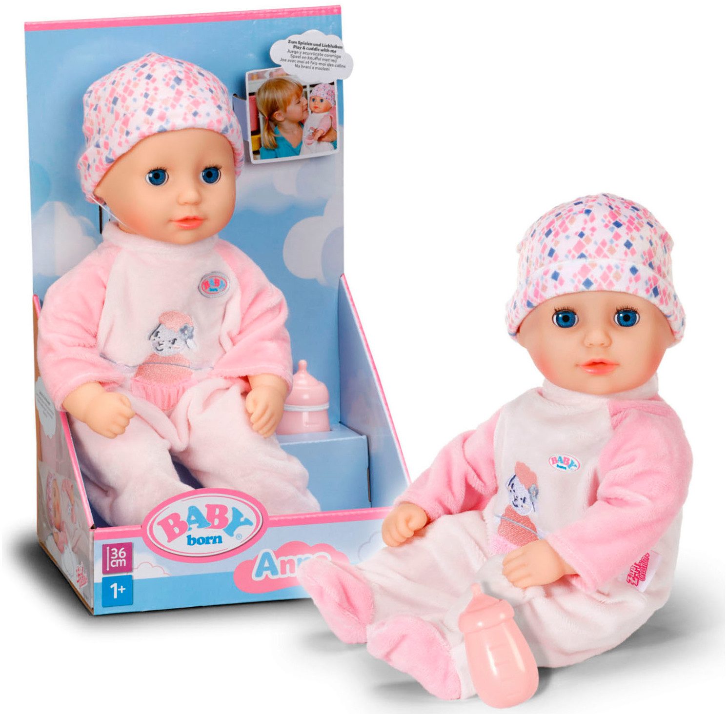 Baby Born Babypuppe Anna Rosé 36 günstig online kaufen