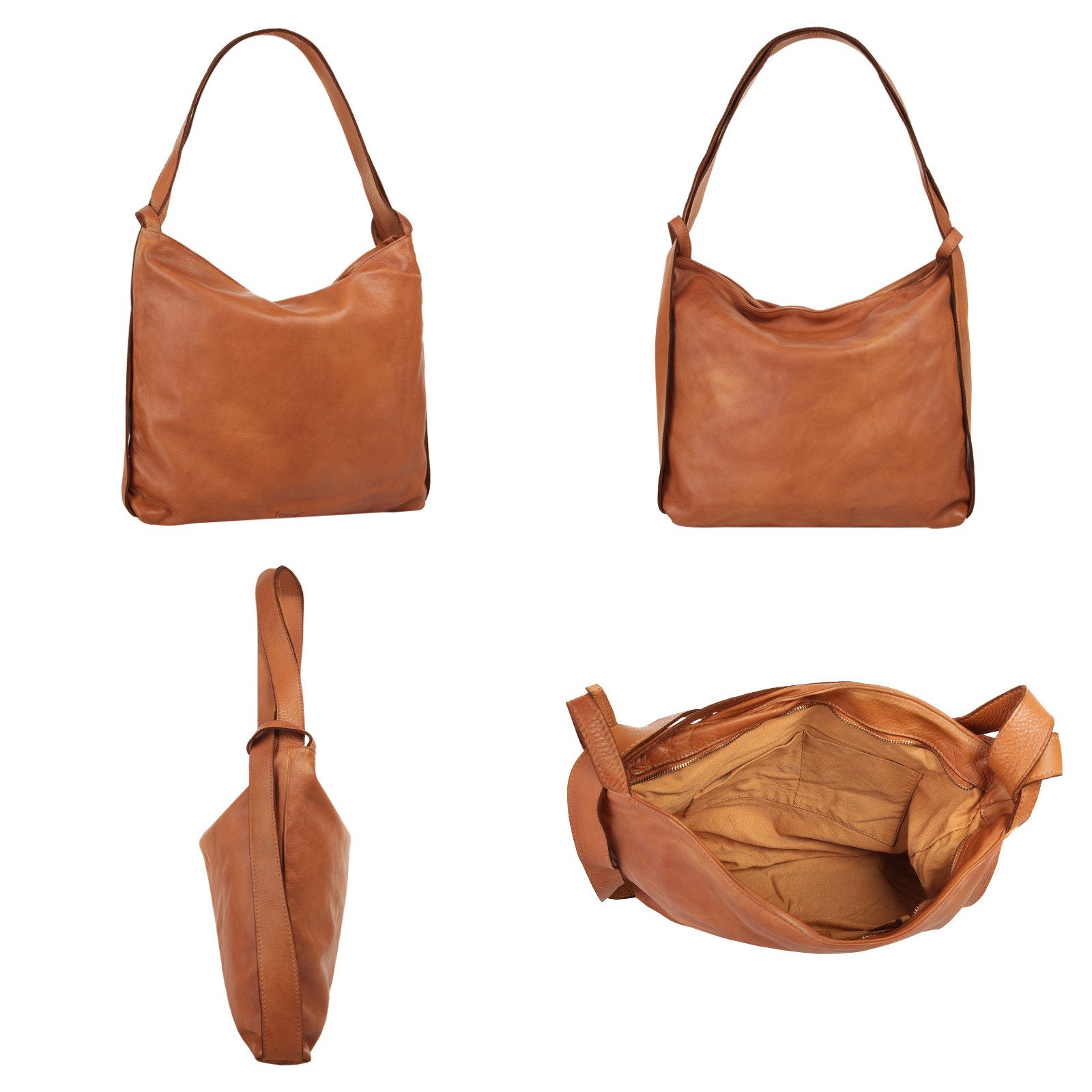 forty° Shopper (1-tlg), echt Leder, Made in Italy