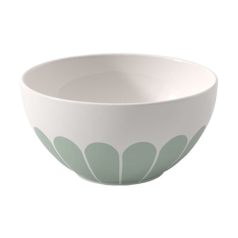 Villeroy & Boch Müslischale Müslischale 14 cm Fleur vert, Premium Porcelain, (1-tlg), Müslischale, Ø14,1cm, Premium Porcelain, grün
