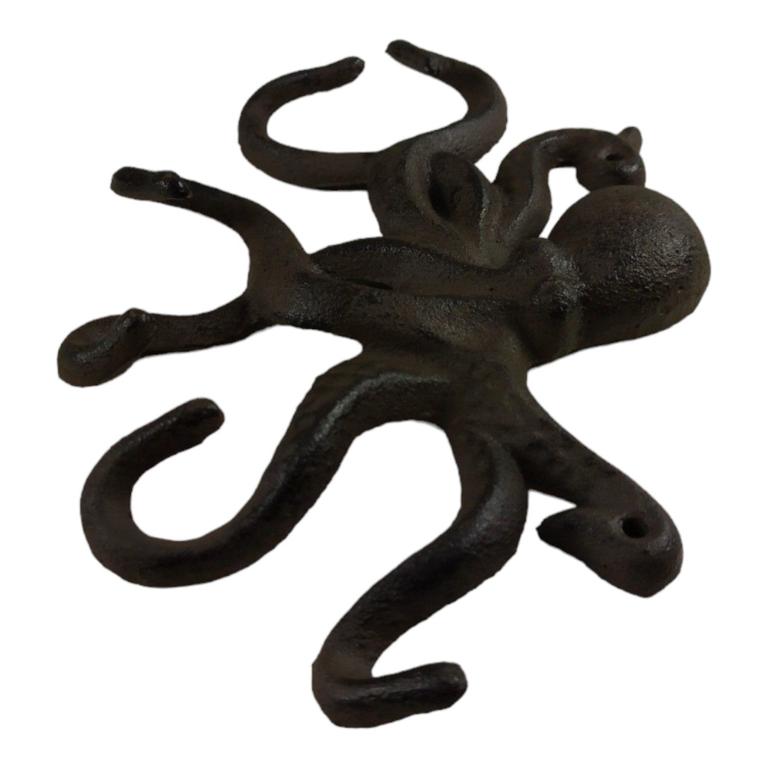 FTWdesign Kleiderhaken Kleiderhaken Maritime Wanddeko Krake Garderobenhaken aus Gusseisen – Bild 2 von 2